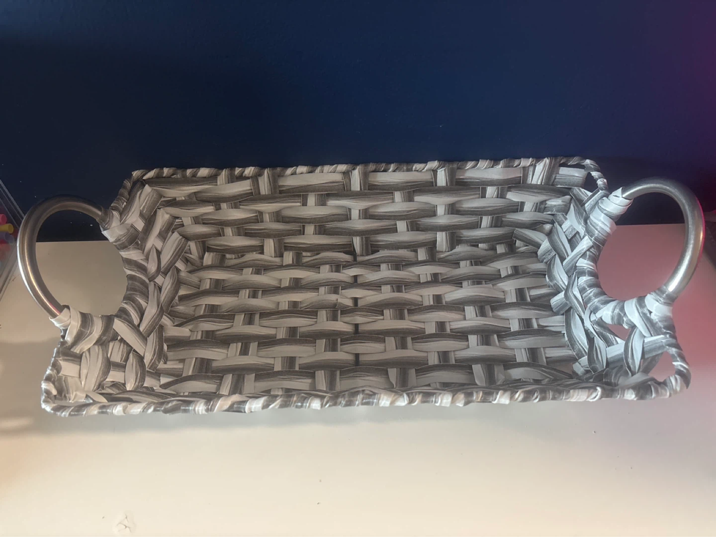 2 Woven Storage Basket with Handles