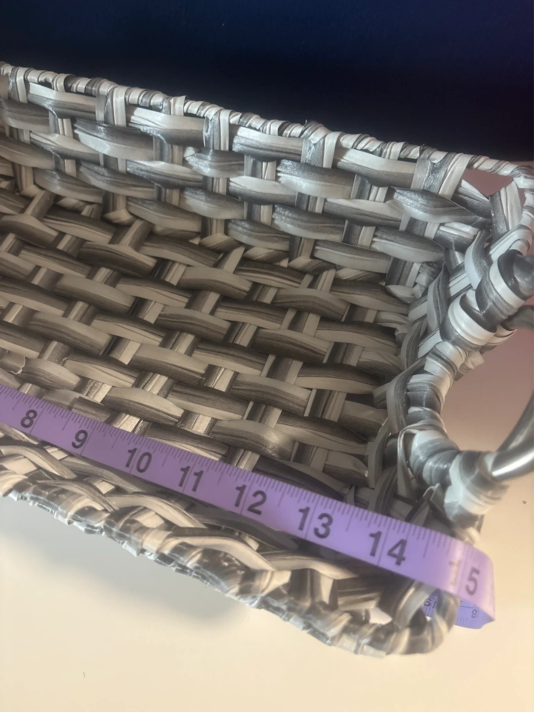 2 Woven Storage Basket with Handles - photo 3