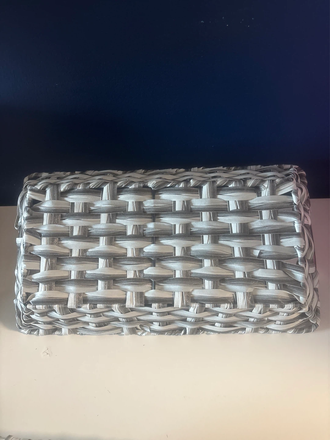 2 Woven Storage Basket with Handles - photo 2
