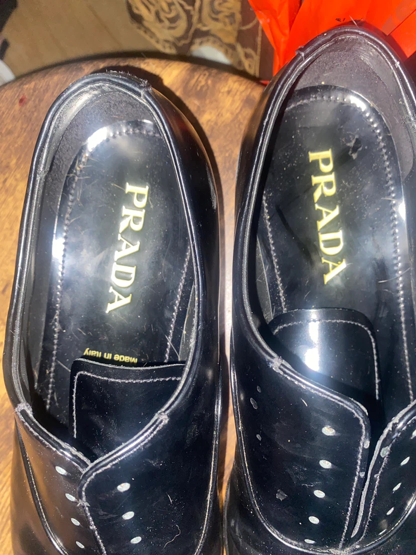 Prada Black Leather Dress Shoes - photo 3