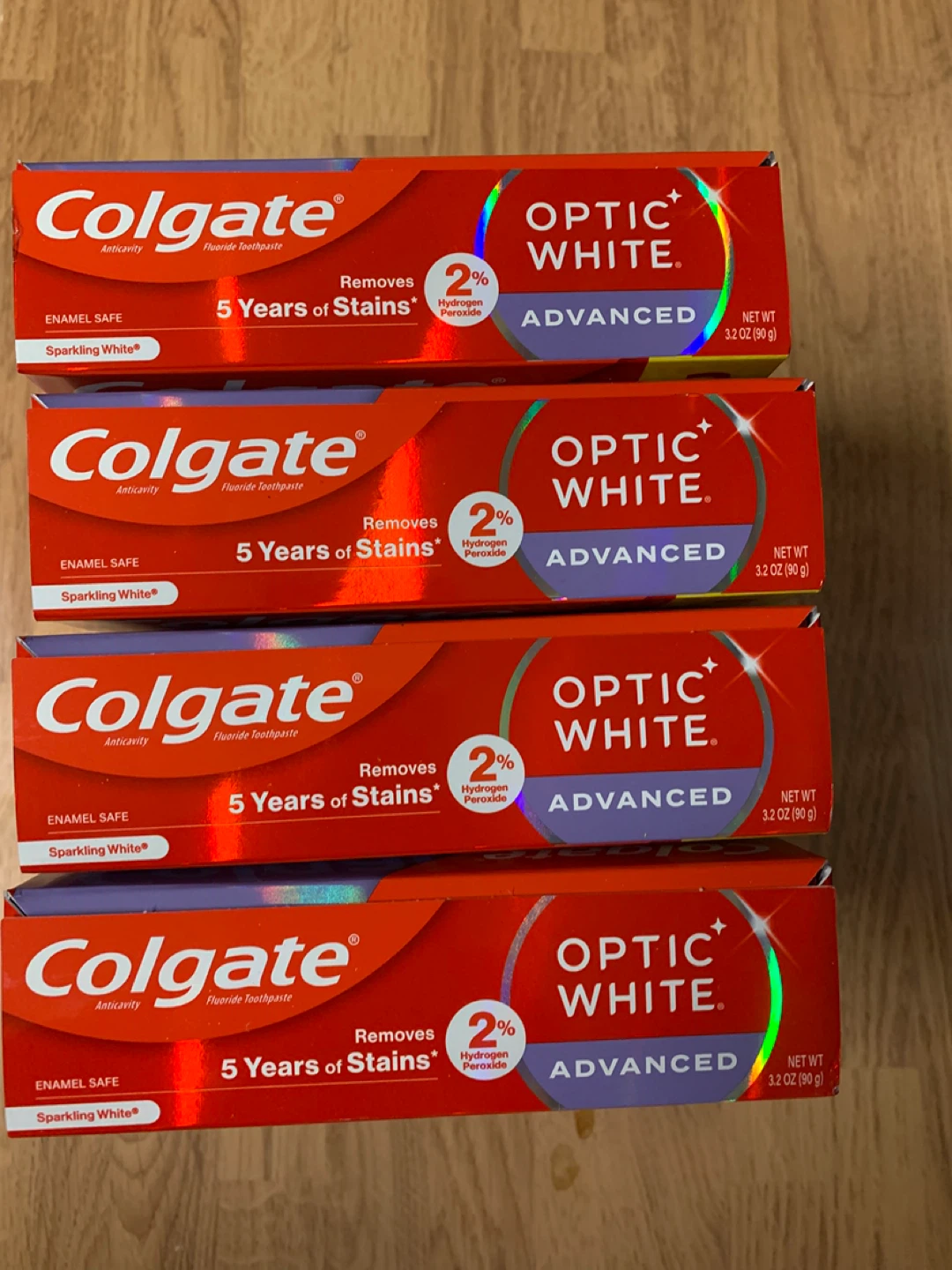 Colgate Optic White Advanced Toothpaste - 3 Pack - photo 3