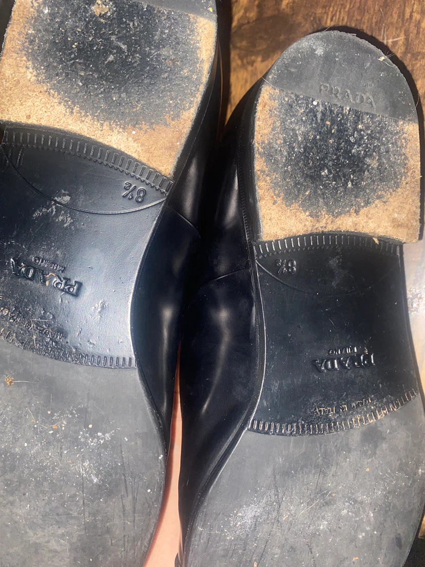 Prada Black Leather Dress Shoes - photo 4