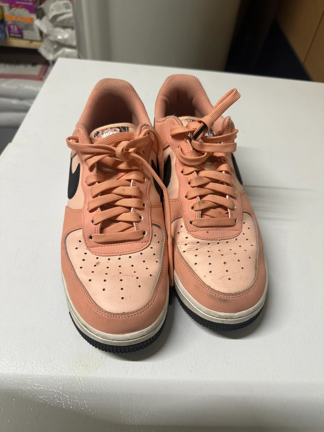 Nike Air Force 1 Low Peach Pink Quartz Shoes - photo 2