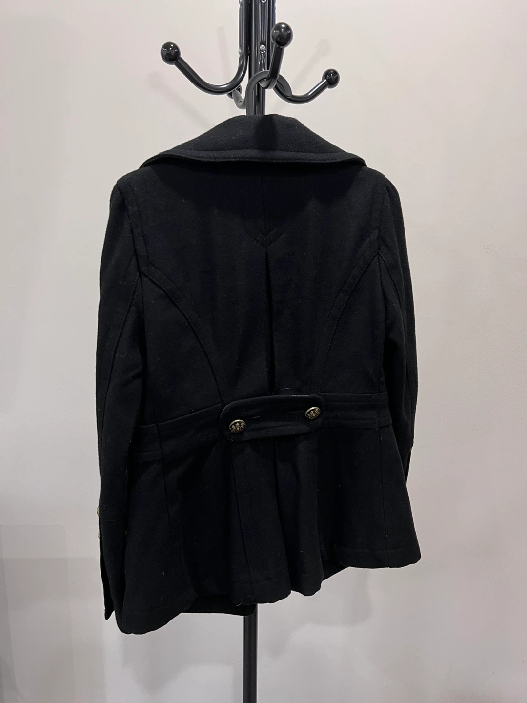 Guess Black Double Breasted Pea Coat - photo 2