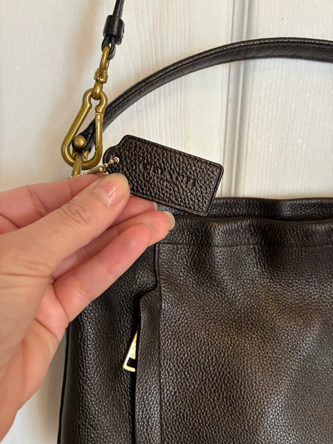 Coach Pebbled Leather crossbody Bag - photo 3
