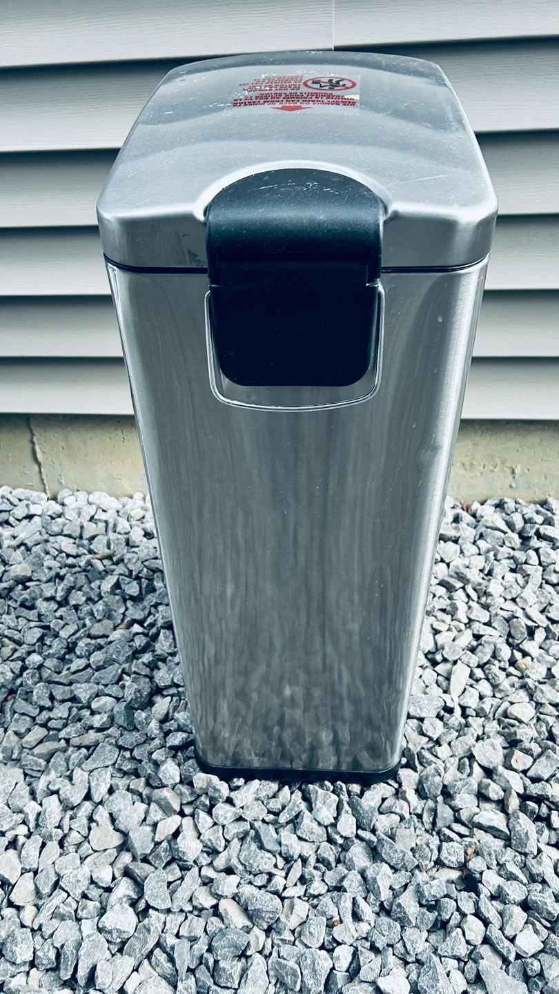 Hometrends 40 Liter Stainless Trash Can - photo 4