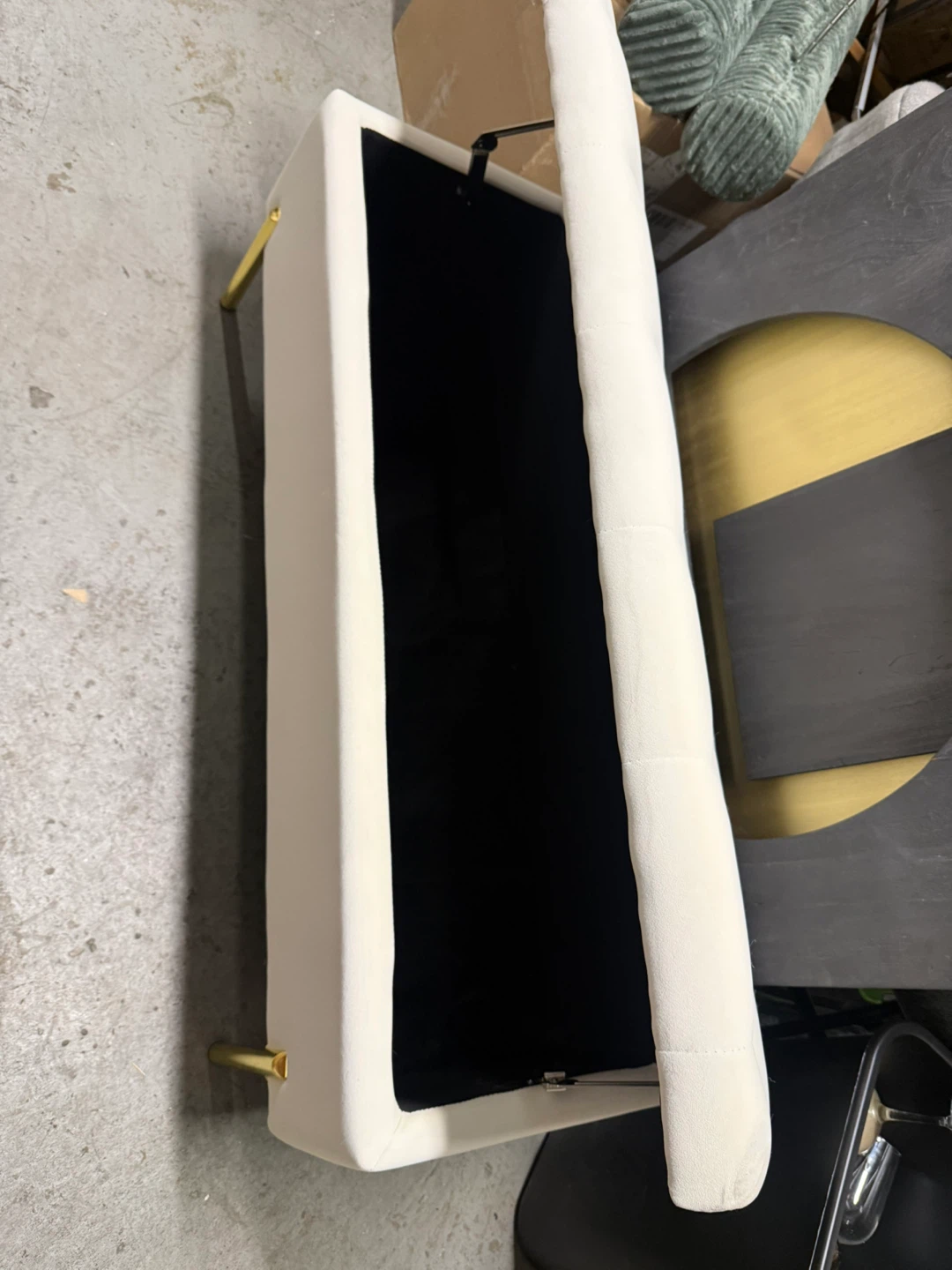 Tufted Upholstered Storage Bench - photo 2