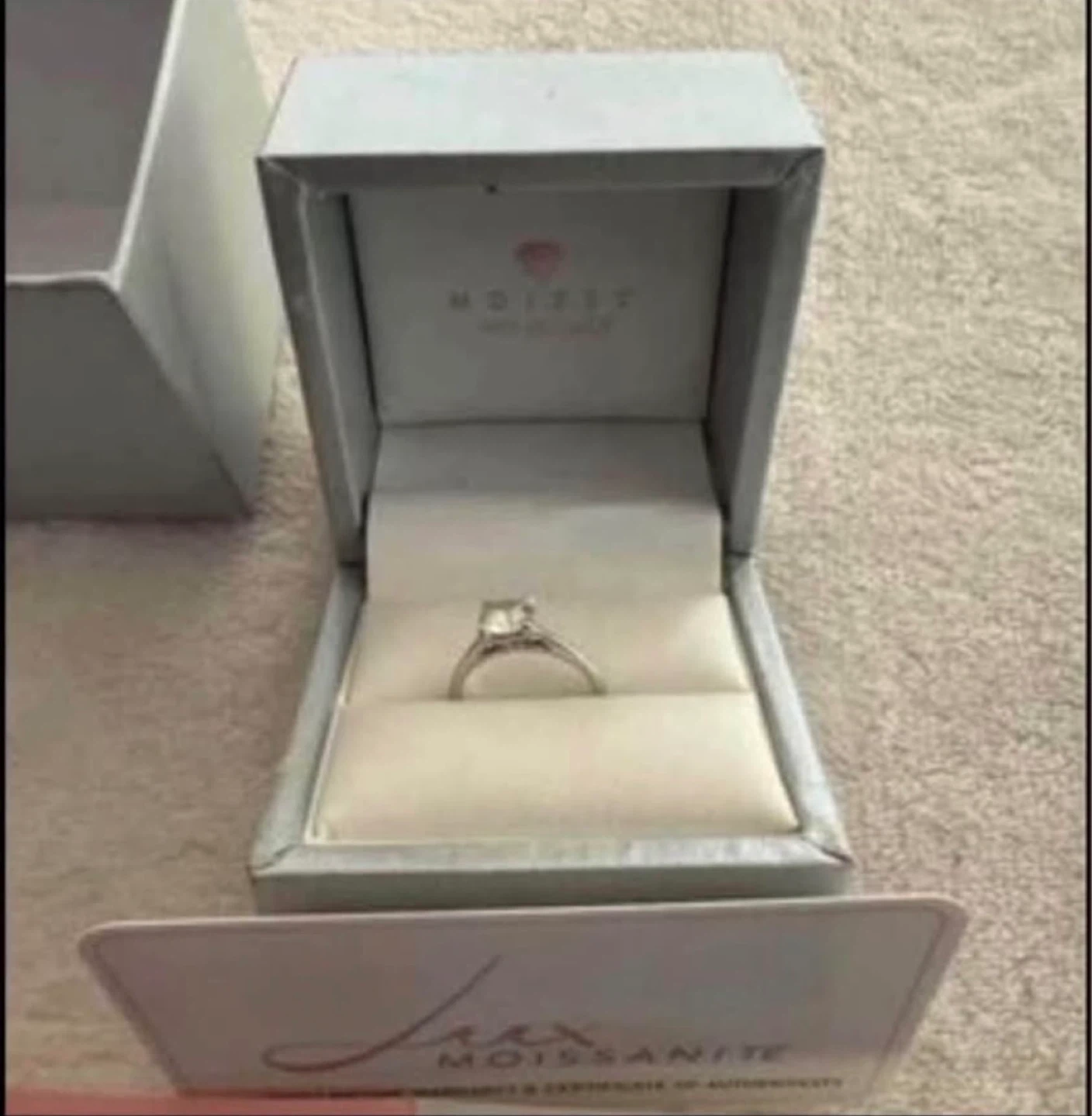 Moissy 14K White Gold   Ring