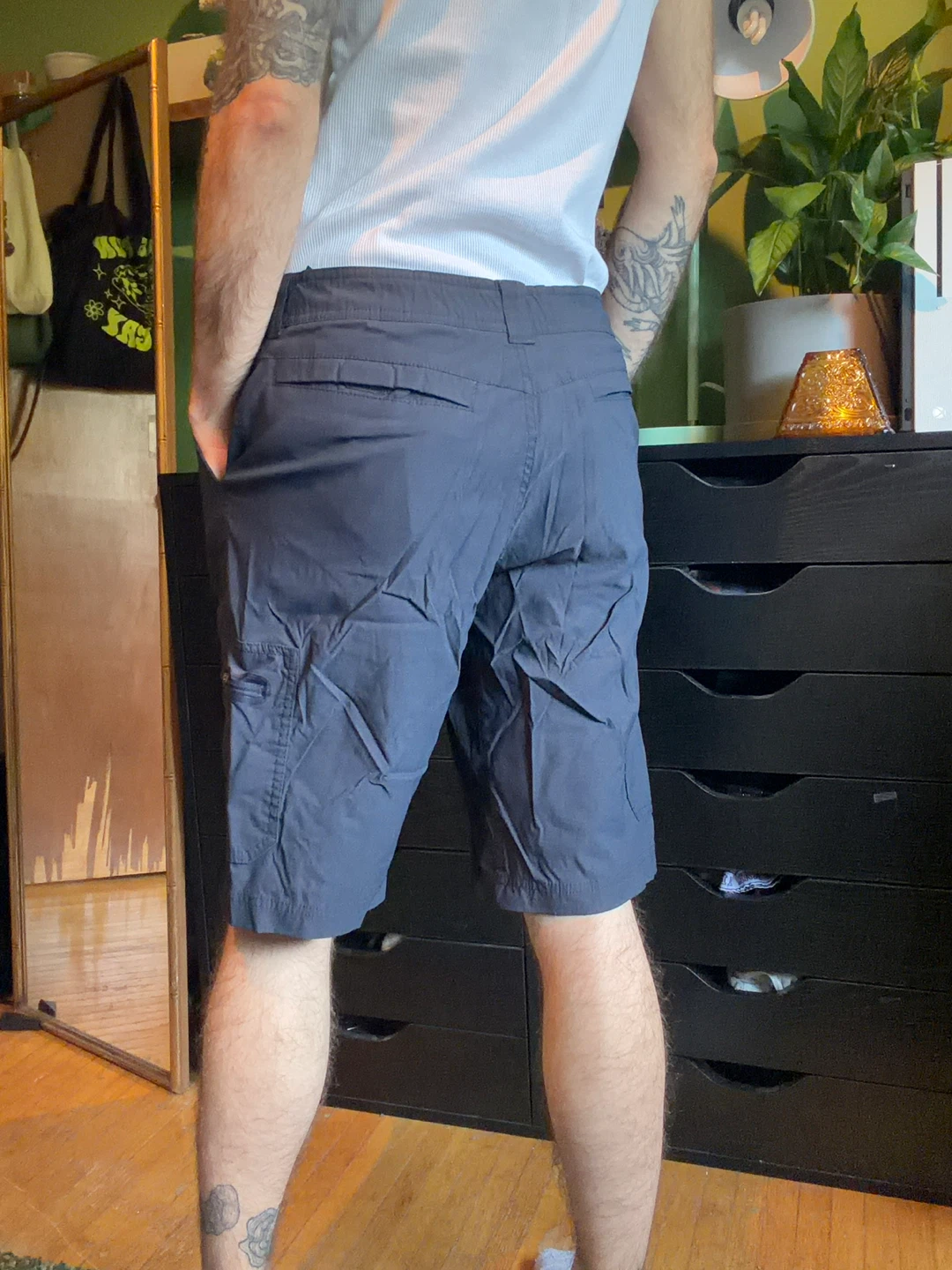 Utility Shorts - 2 Pairs Blue + Khaki - photo 3