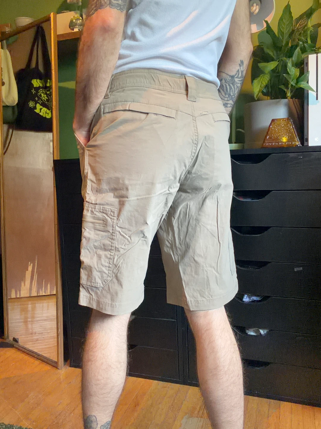 Utility Shorts - 2 Pairs Blue + Khaki - photo 4