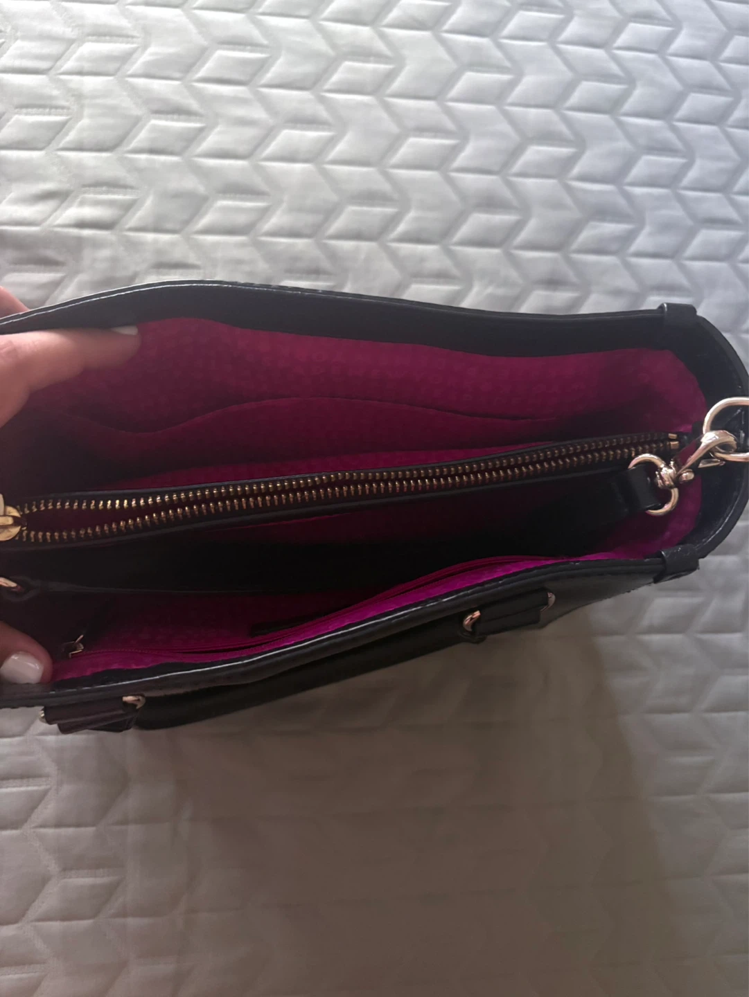 Kate Spade Black Leather Satchel Handbag - photo 2