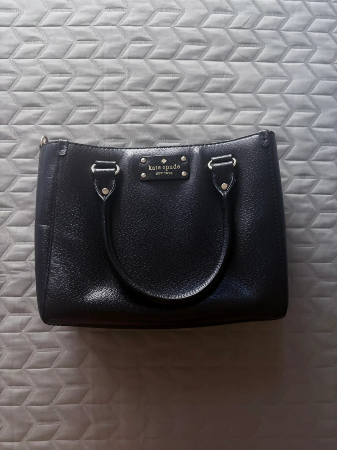 Kate Spade Black Leather Satchel Handbag - photo 3