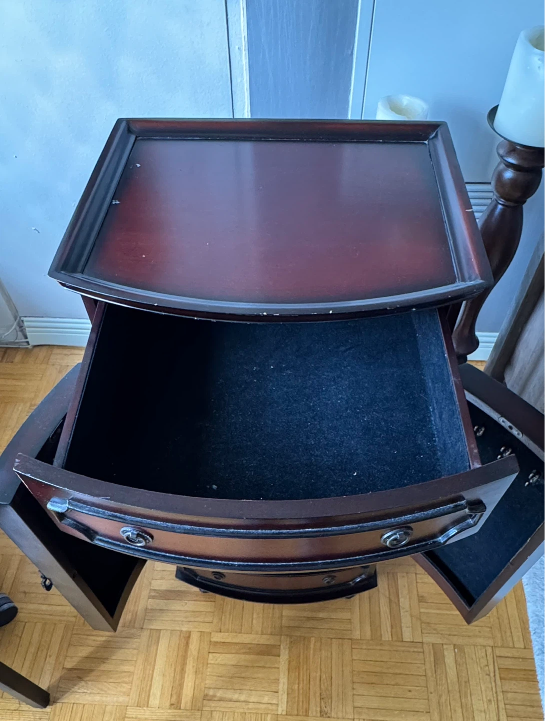 Bombay Antique Wooden Jewelry Armoire - photo 3