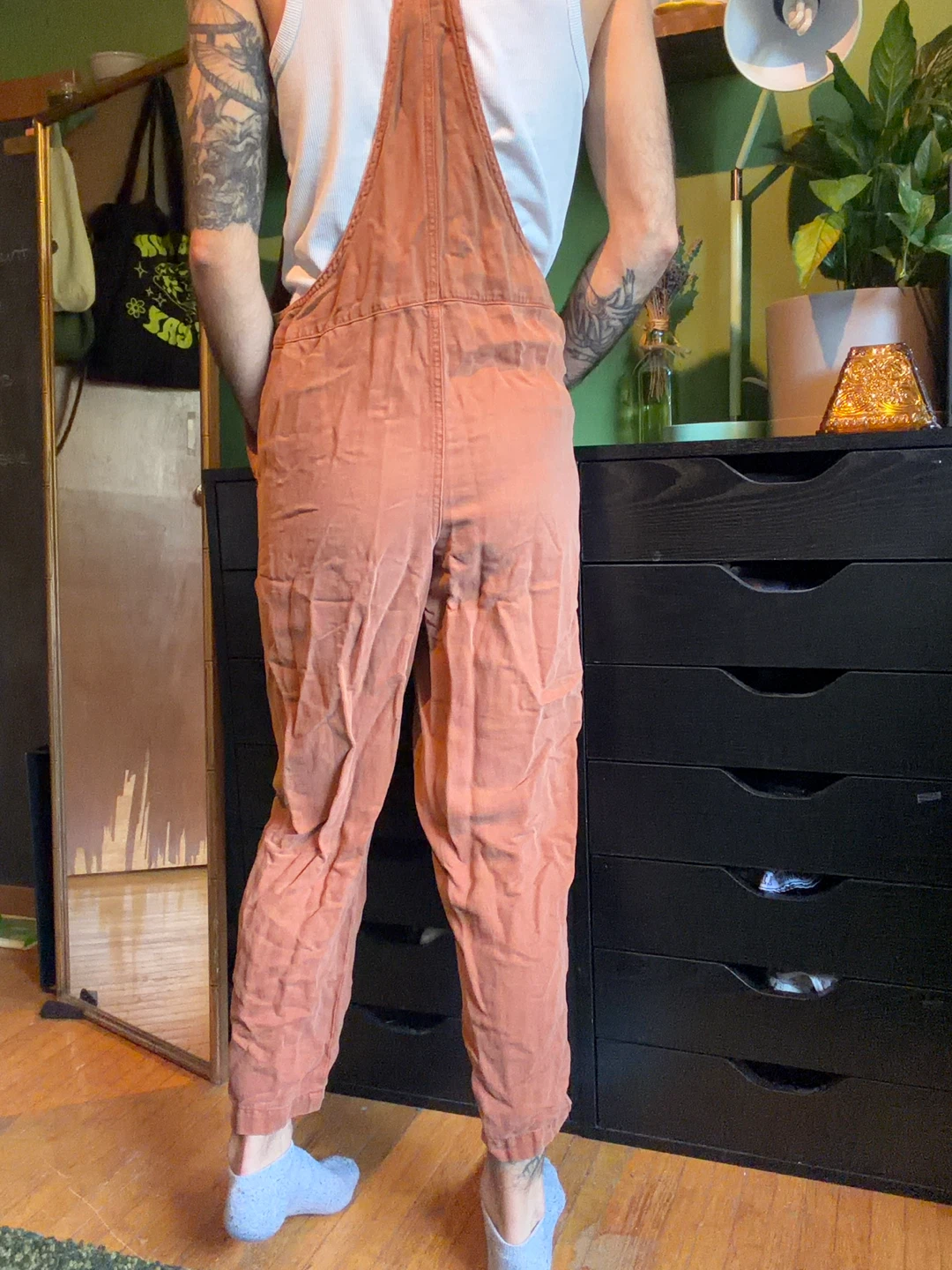 Aerie Overalls - 3 pairs; 2x Dark Grey + 1x Burnt Orange - photo 4