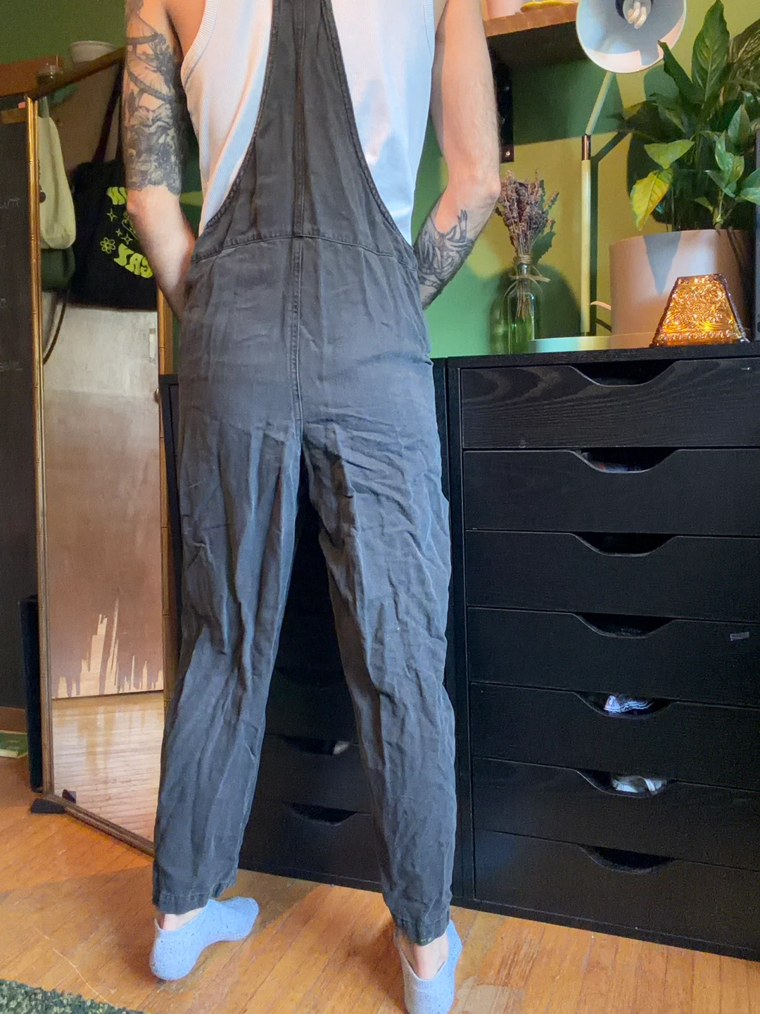 Aerie Overalls - 3 pairs; 2x Dark Grey + 1x Burnt Orange - photo 3