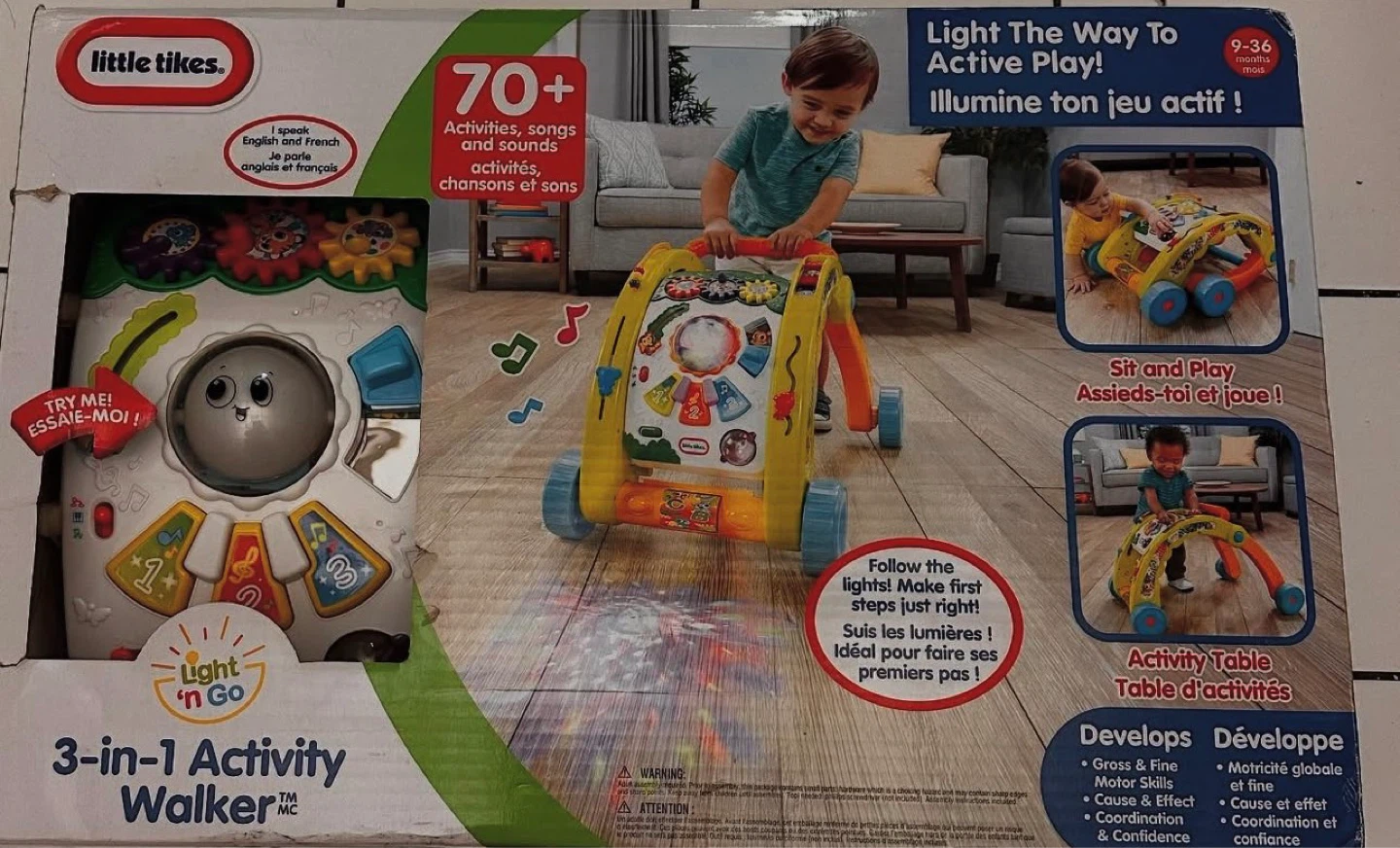 Little Tikes Light 'n Go 3-in-1 Activity Walker