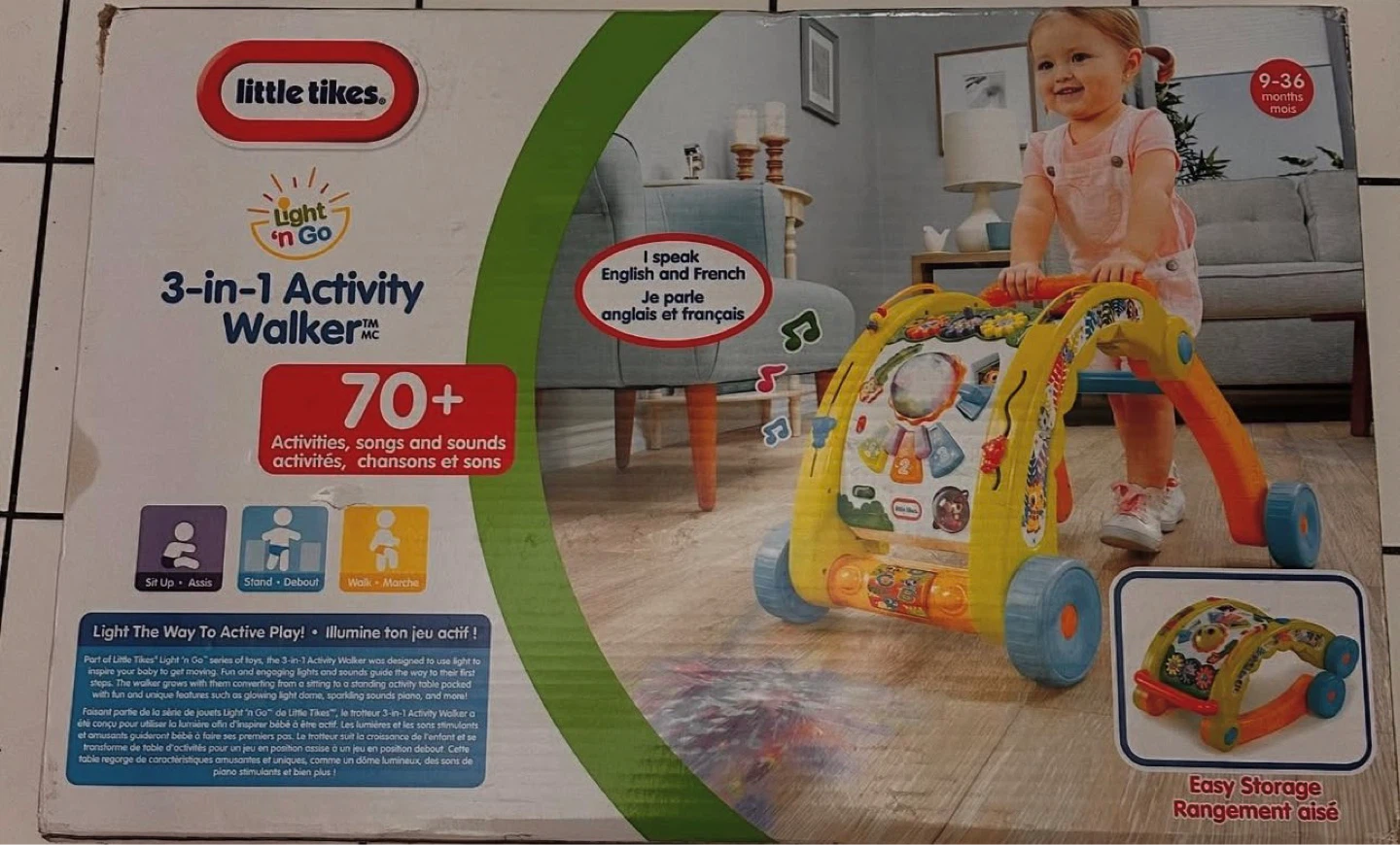 Little Tikes Light 'n Go 3-in-1 Activity Walker - photo 2
