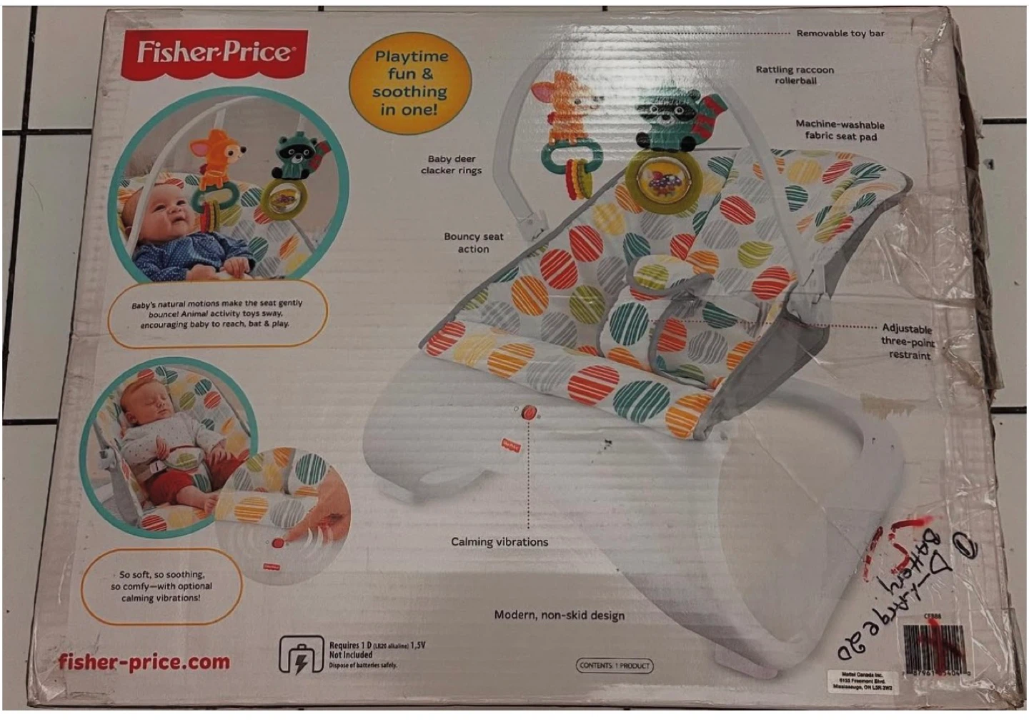 Fisher-Price Comfort Curve Bouncer - photo 2