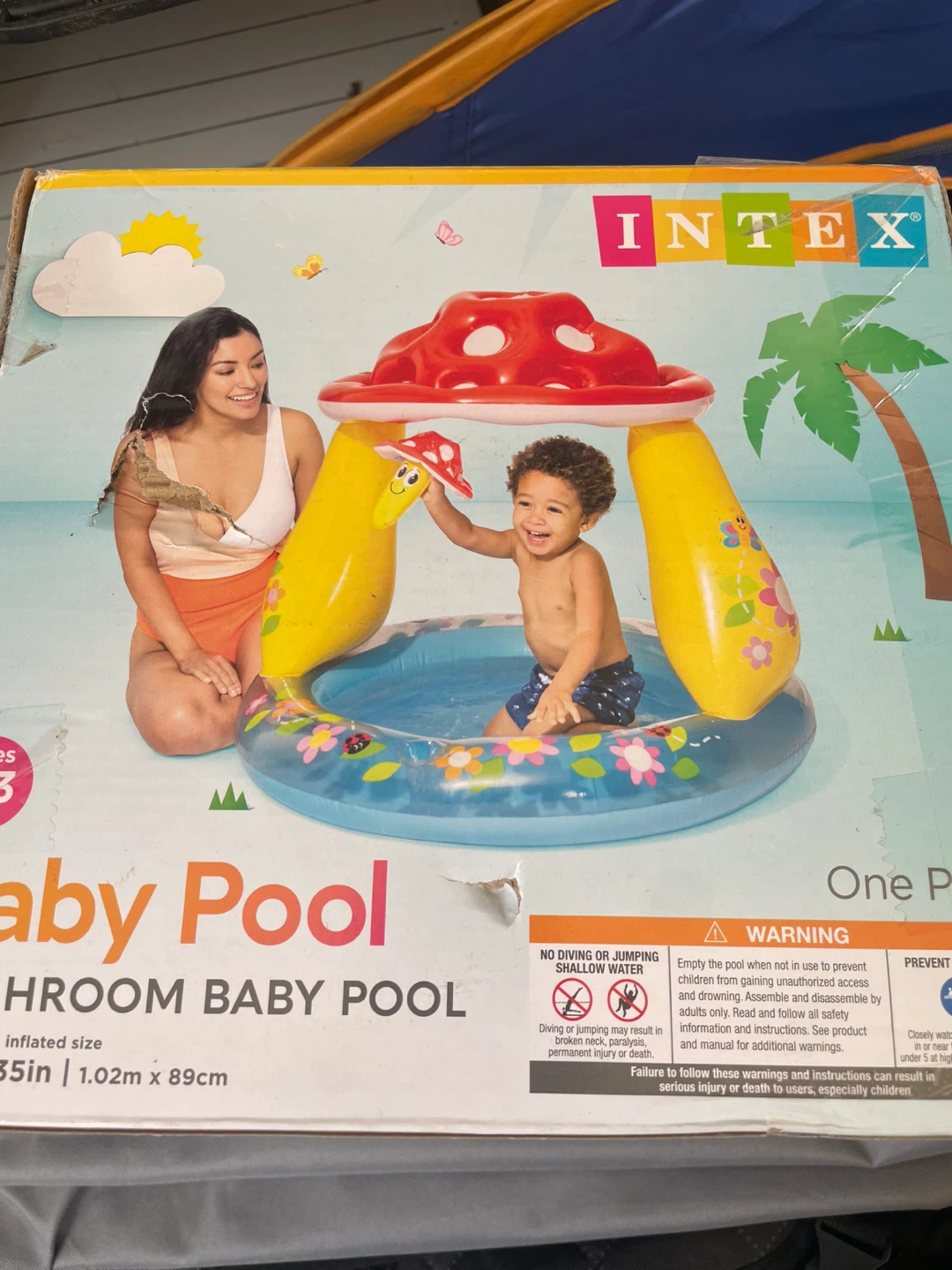 BRAND NEW Mushroom Baby Pool