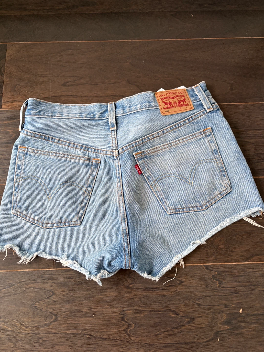 Levi's 501 High Rise Denim Shorts - photo 3