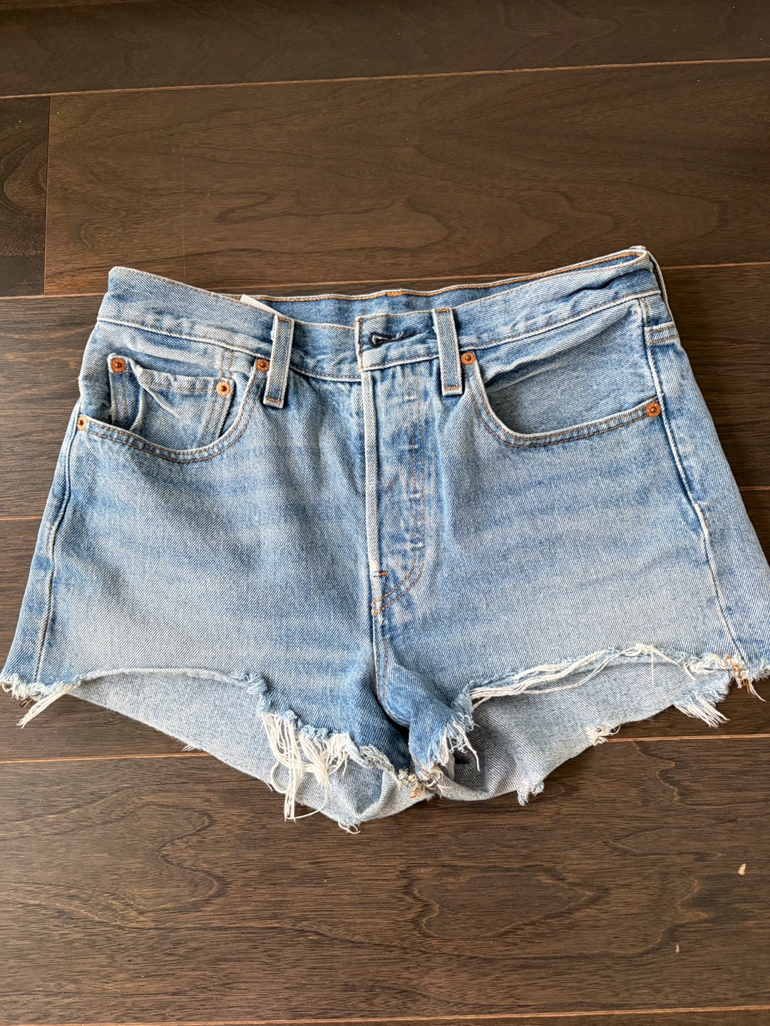 Levi's 501 High Rise Denim Shorts