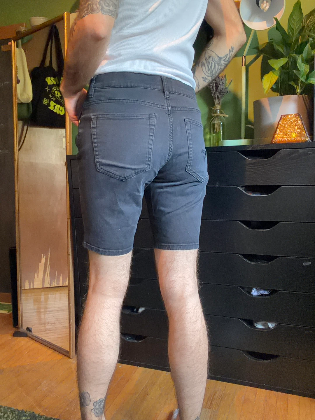 H&M Slim Fit Black Shorts - photo 2