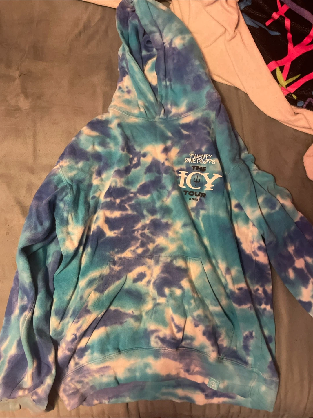 Twenty One Pilots The Icy Tour 2022 Tie Dye Hoodie