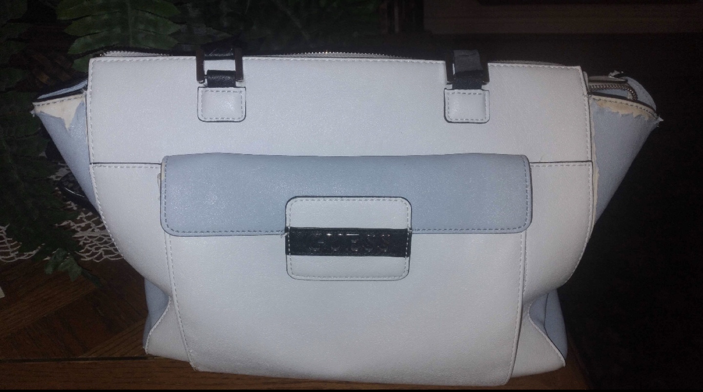 Guess Handbag and Change Pouches - Some Exterior Damage