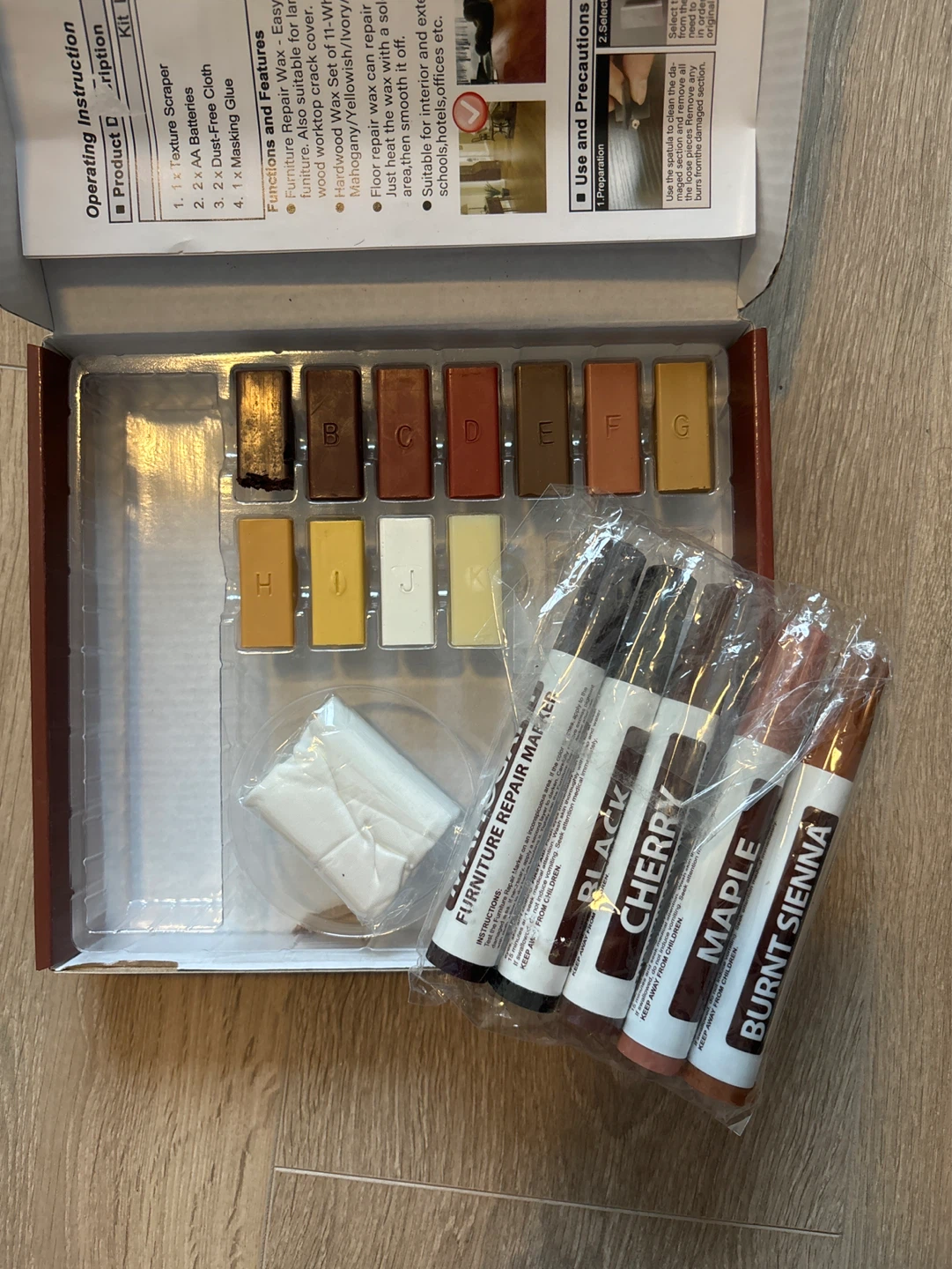 [Move out sale] NYBQ Wood Repair Kit + Floor repair bundle - photo 3