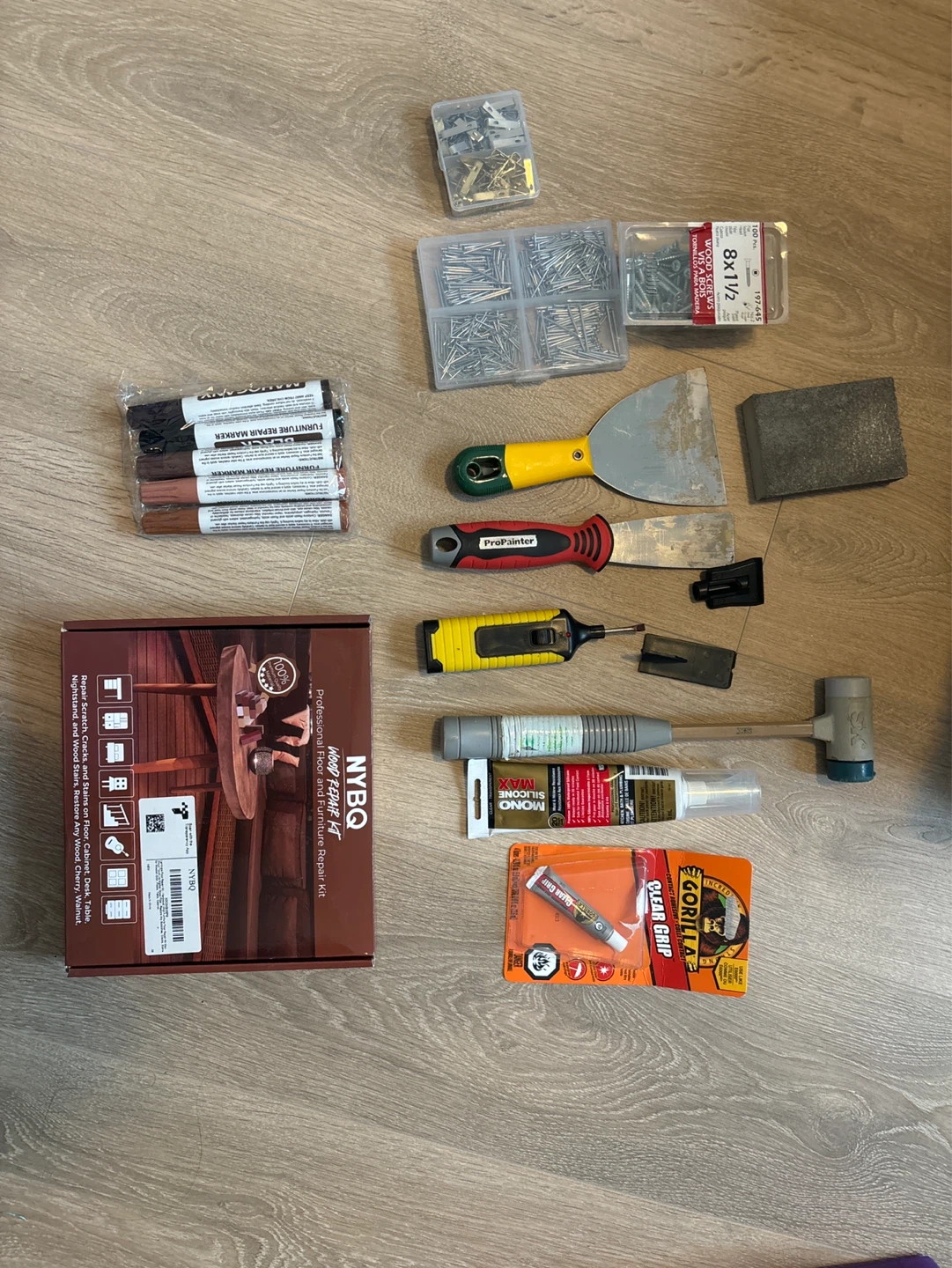 [Move out sale] NYBQ Wood Repair Kit + Floor repair bundle
