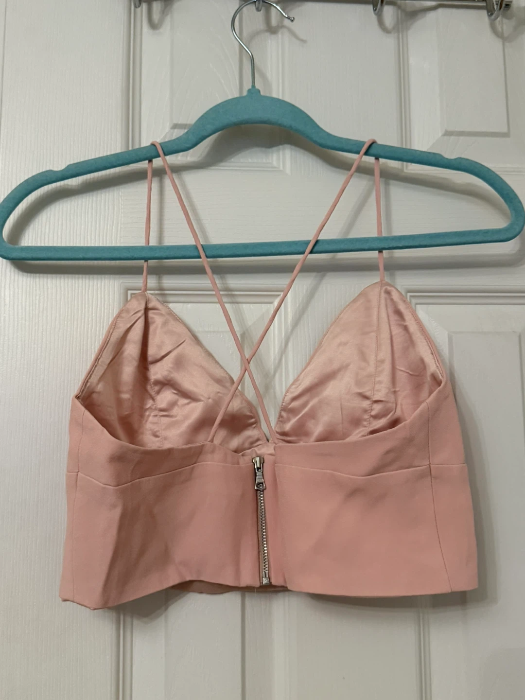 Bardot Pink Crop Tank - photo 2