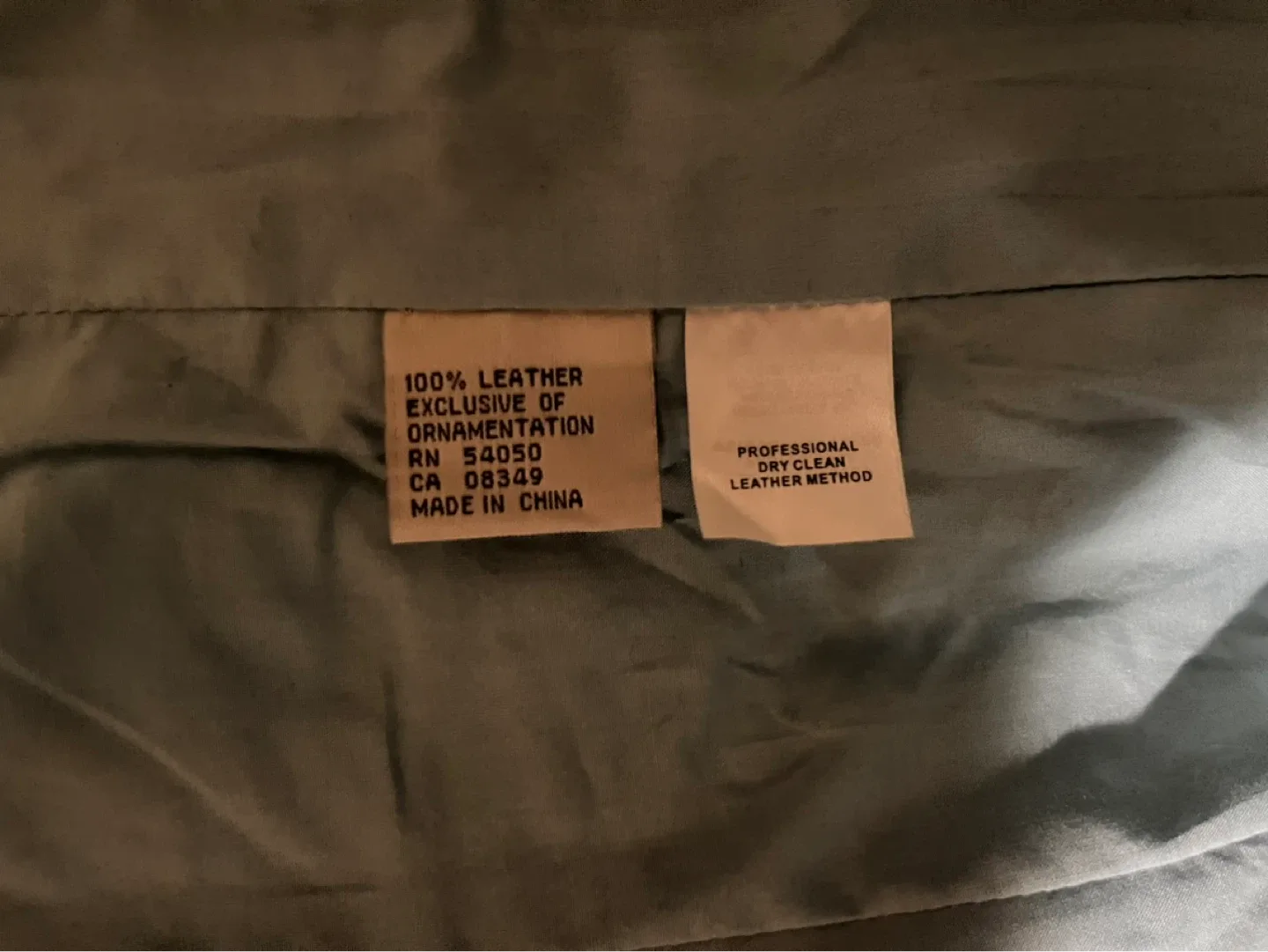 Nine West Blue Leather Jacket - Size S - photo 3
