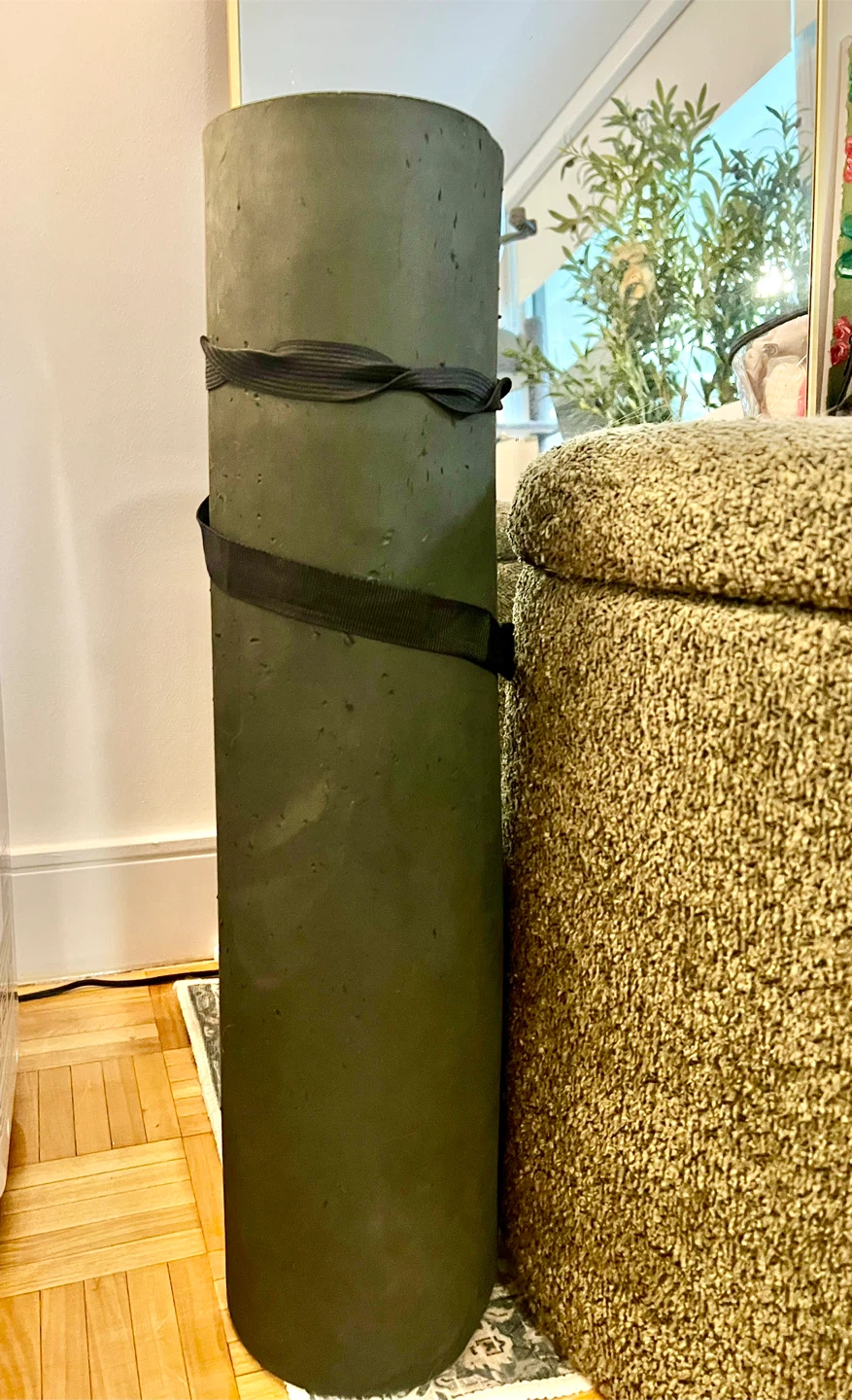 Yoga Mat with Carrying and Folding Strap