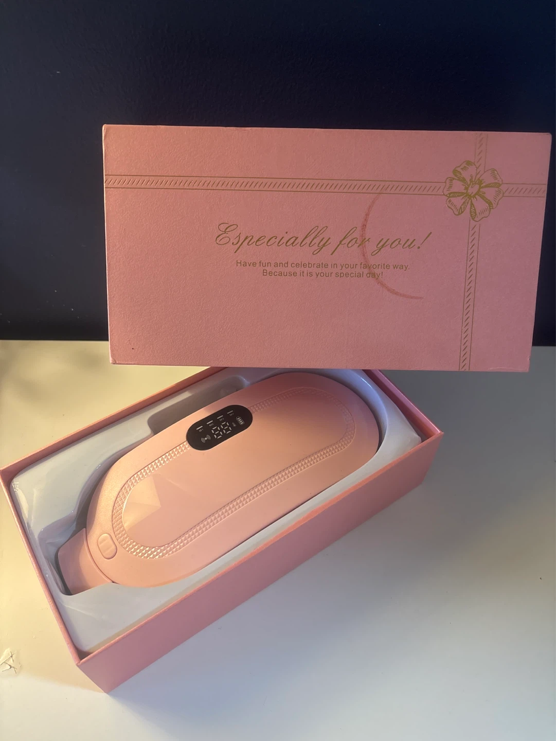 Pink Heating Pad and Massager