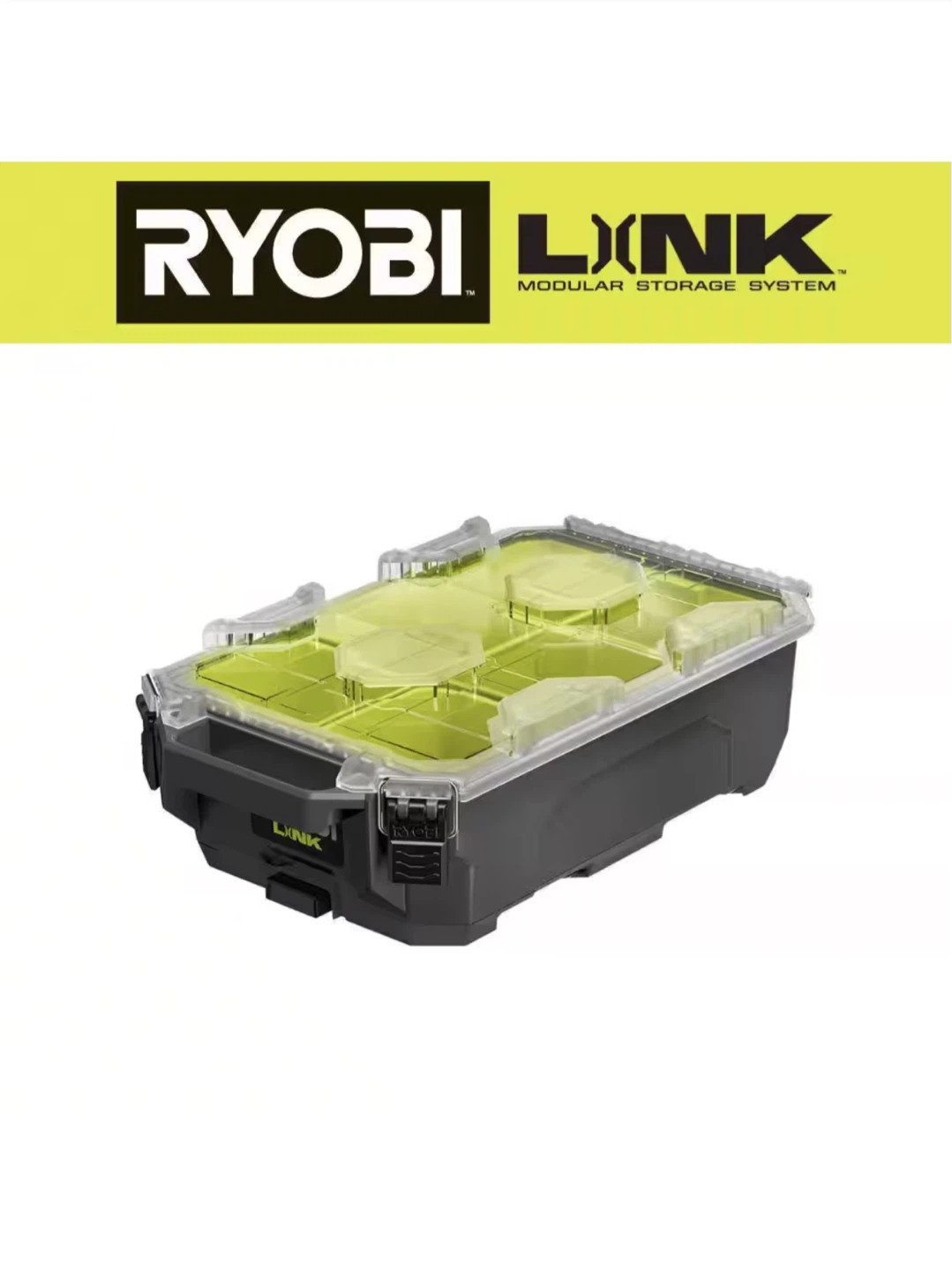 2 X Ryobi LINK STM304 Compact Small Parts Organizer