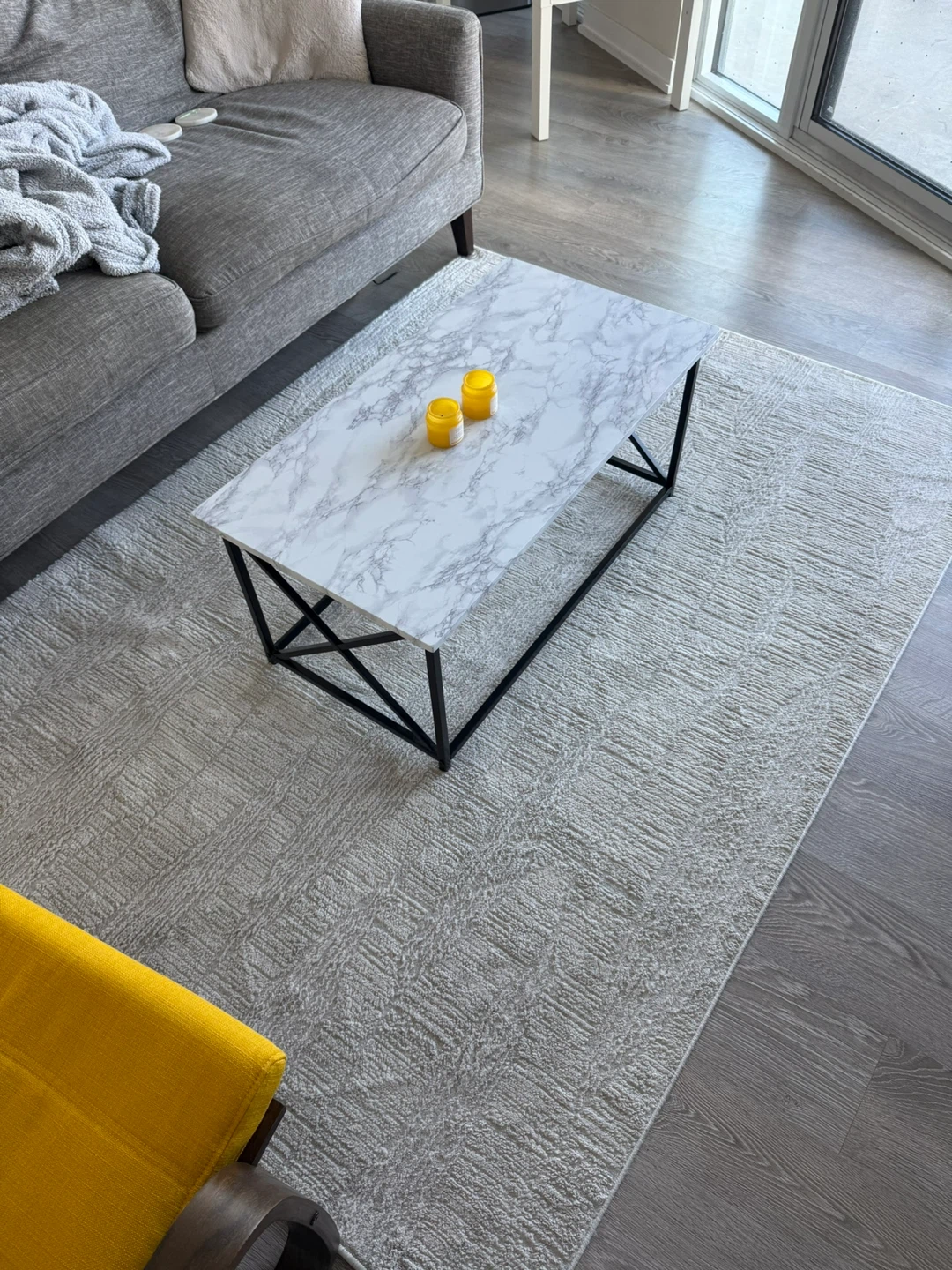 Modern Coffee Table with FAUX Marble Top - photo 3
