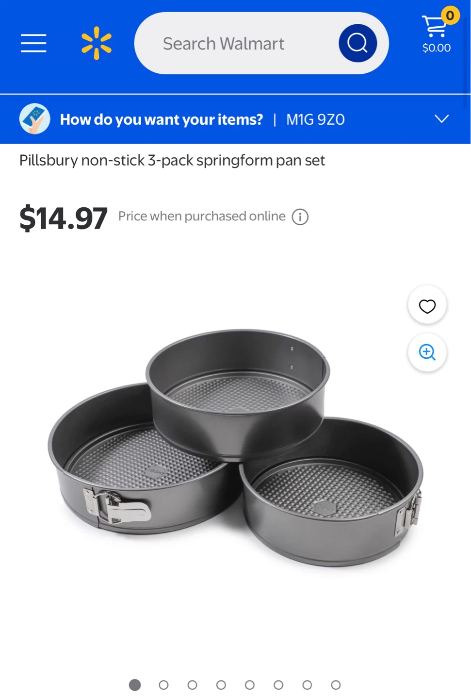 Pillsbury 3-Pack Non-Stick Springform Pan Set