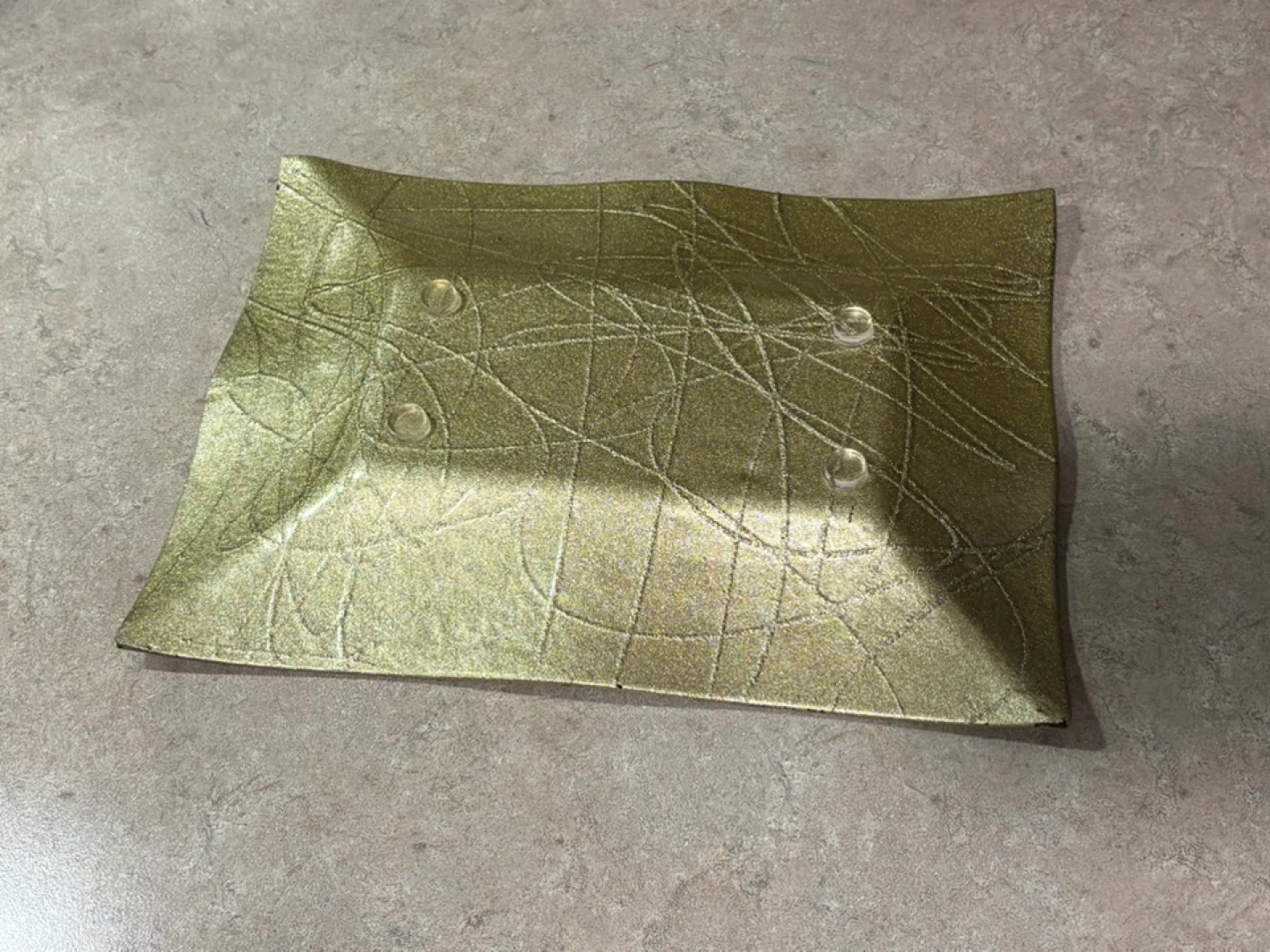 Vintage Decorative Glass Dish MCM style. - photo 3