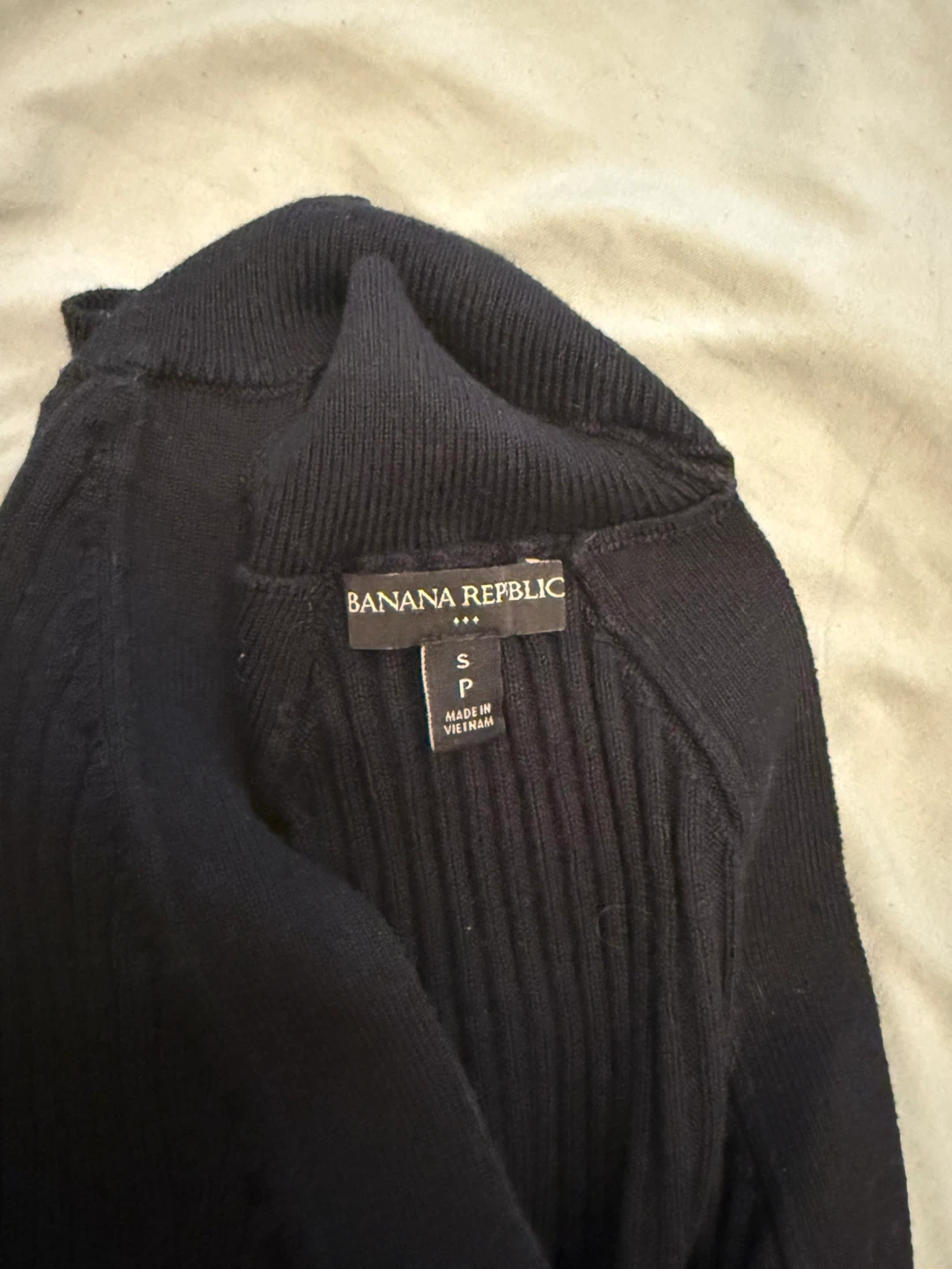 Banana Republic Black Ribbed Halter Top - photo 3