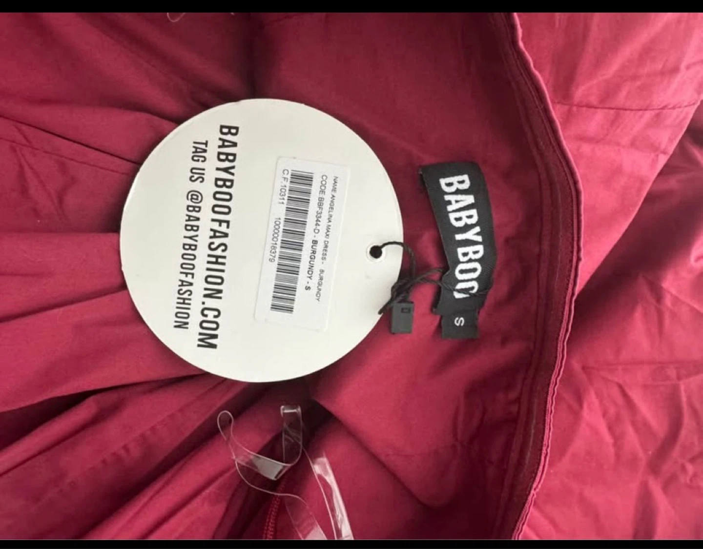 Babyboo Maxi Dress - Burgundy - photo 2