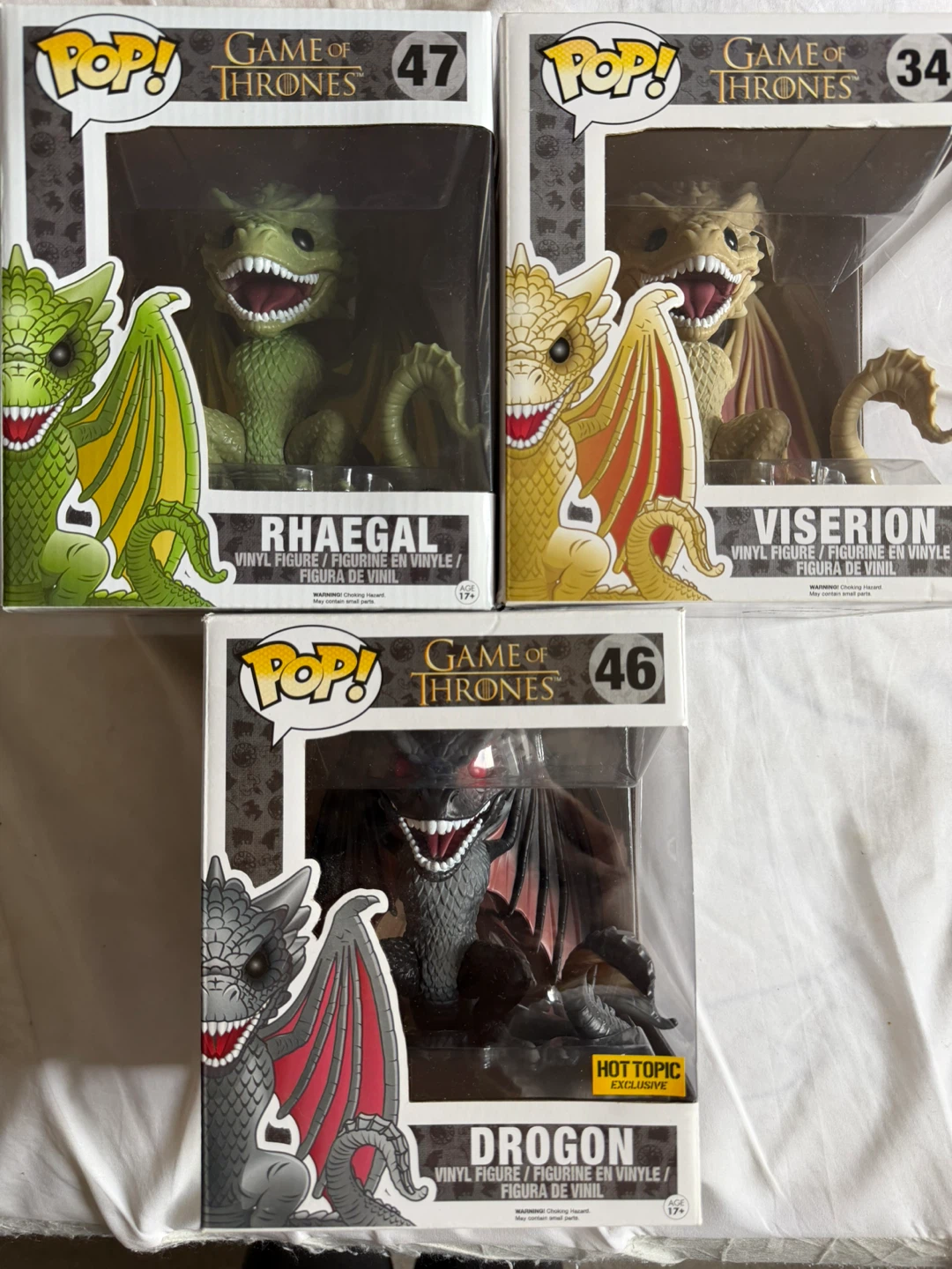 Game of thrones - Dragon Funko pops