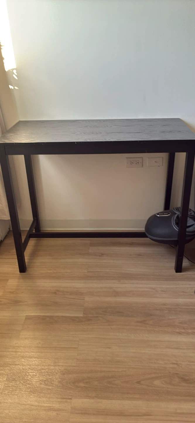 Dark Brown Console Table / Shelf Unit