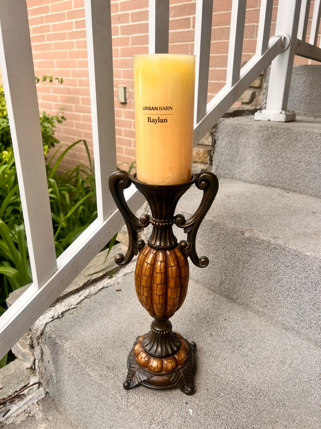 Urban Barn Raylan Candle Holder with Candle - photo 2