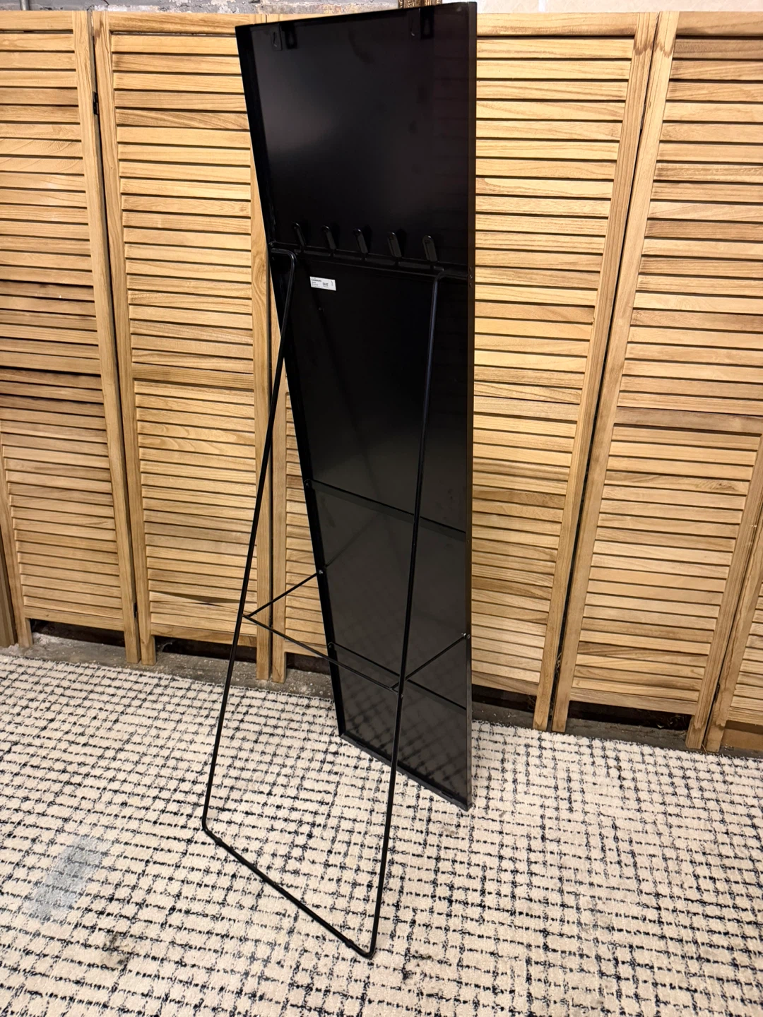 Full Length Standing Mirror - Black Frame - photo 3