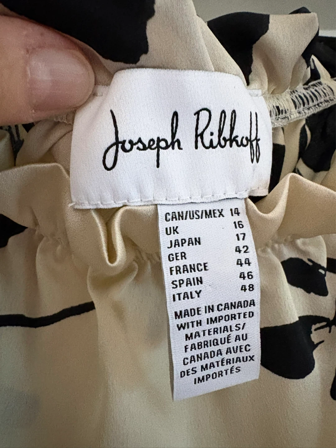 Joseph Ribkoff Floral Blouse - Size 14 - photo 3