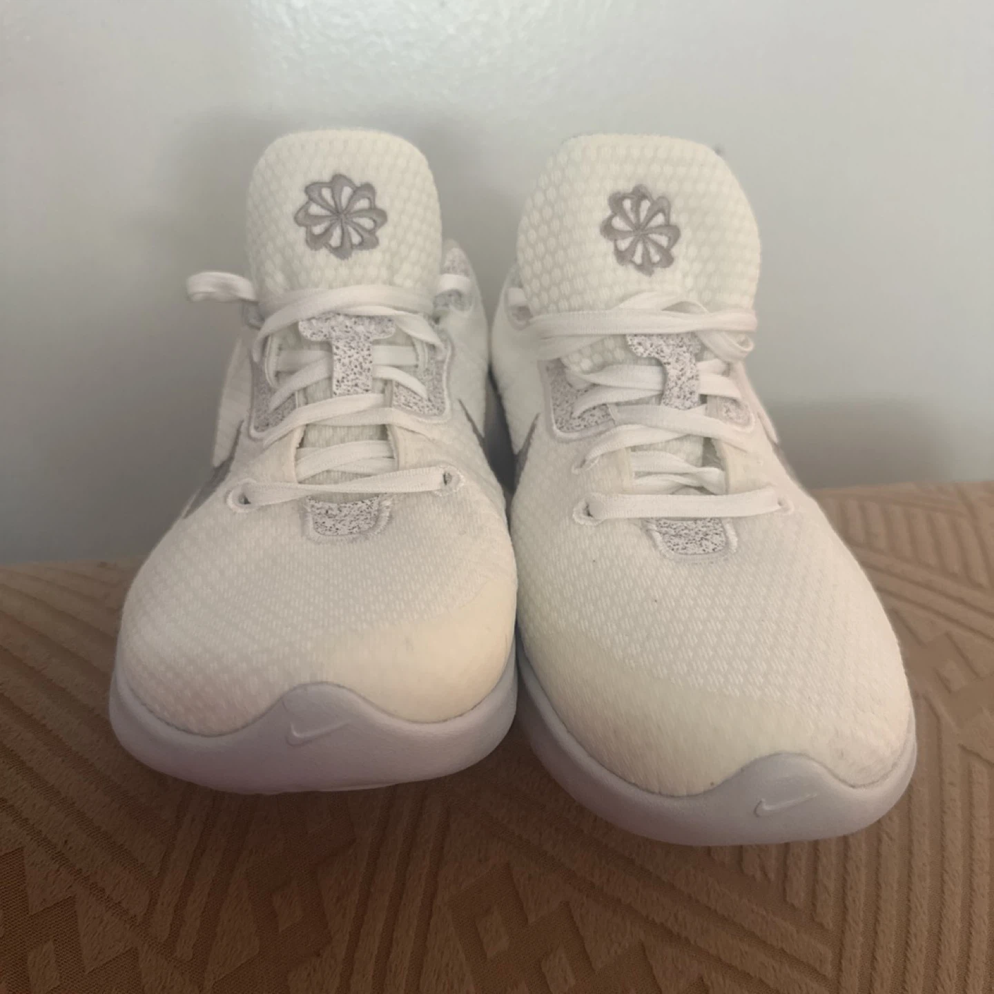Nike White Flex Training Shoes