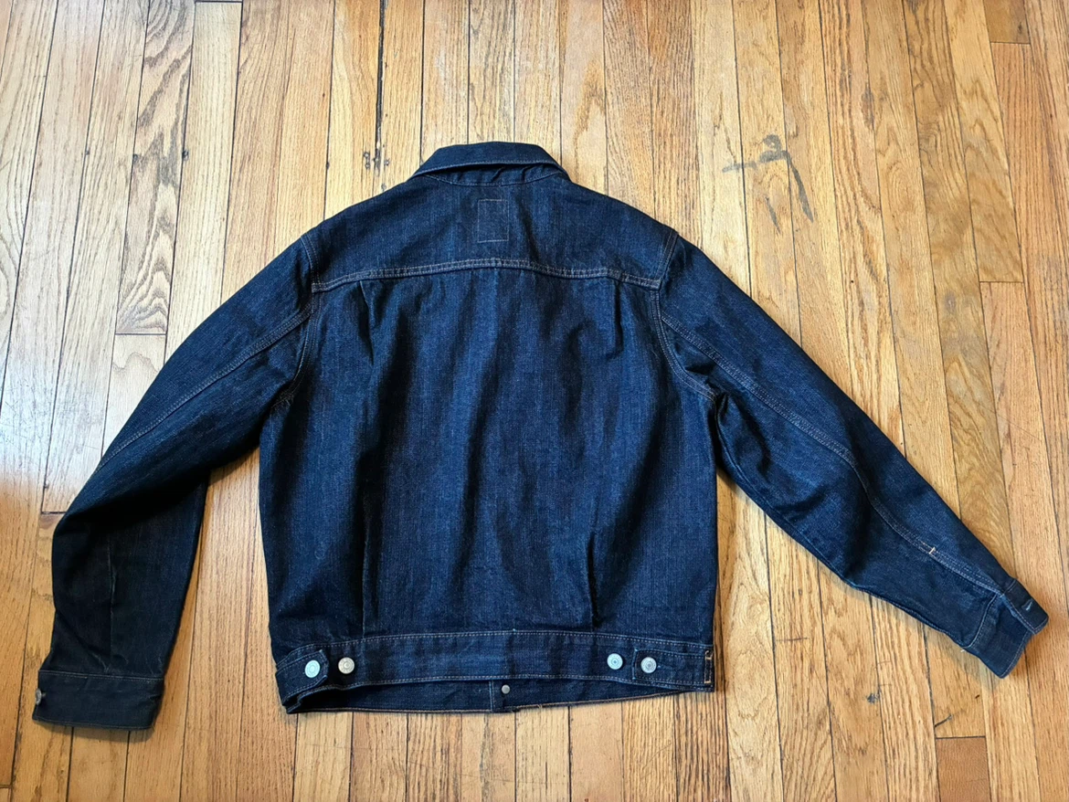 GAP Men's Dark Wash Denim Trucker Jacket - Size XS - photo 2