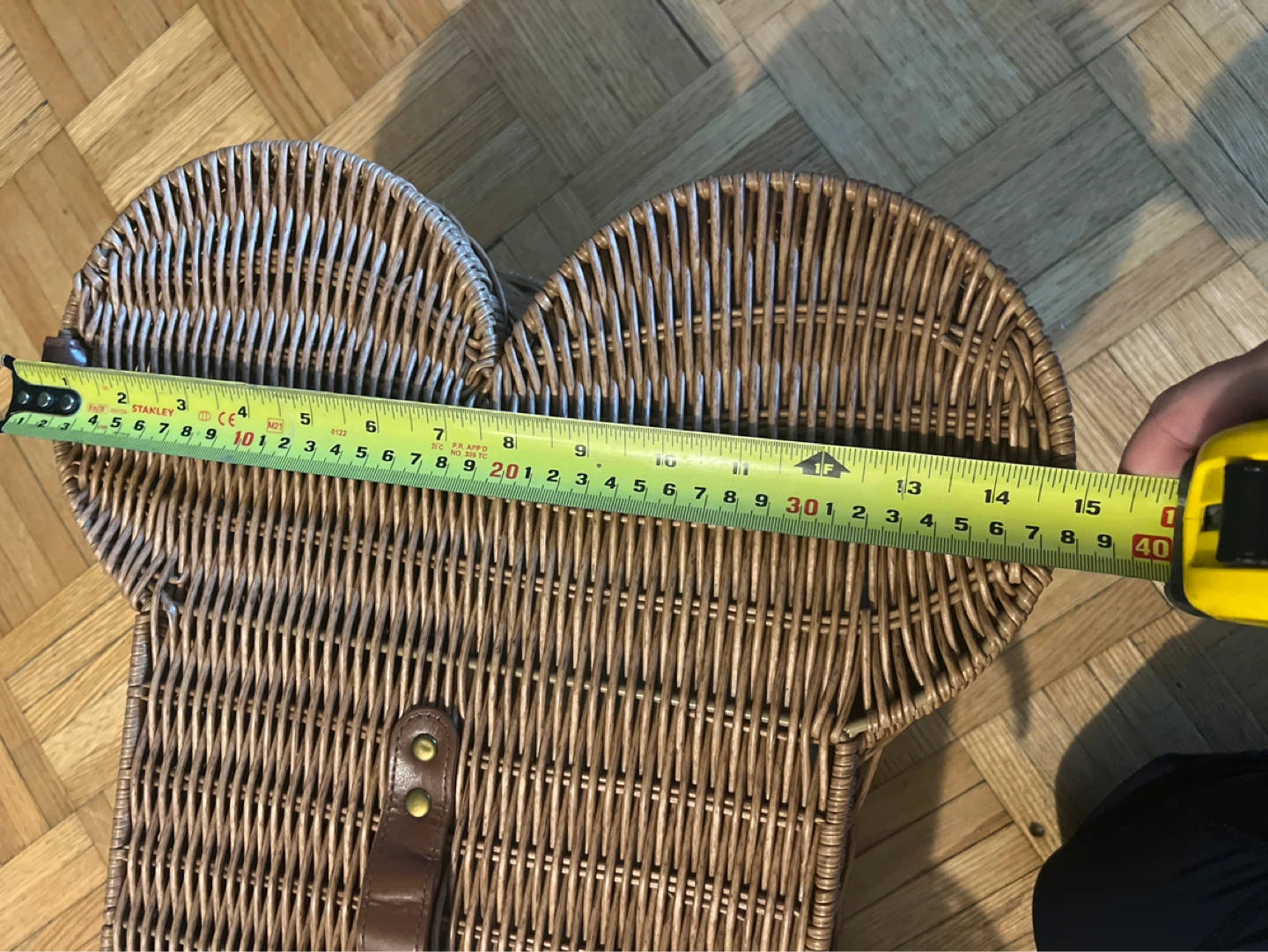 Wicker Bone-Shaped Basket - photo 4