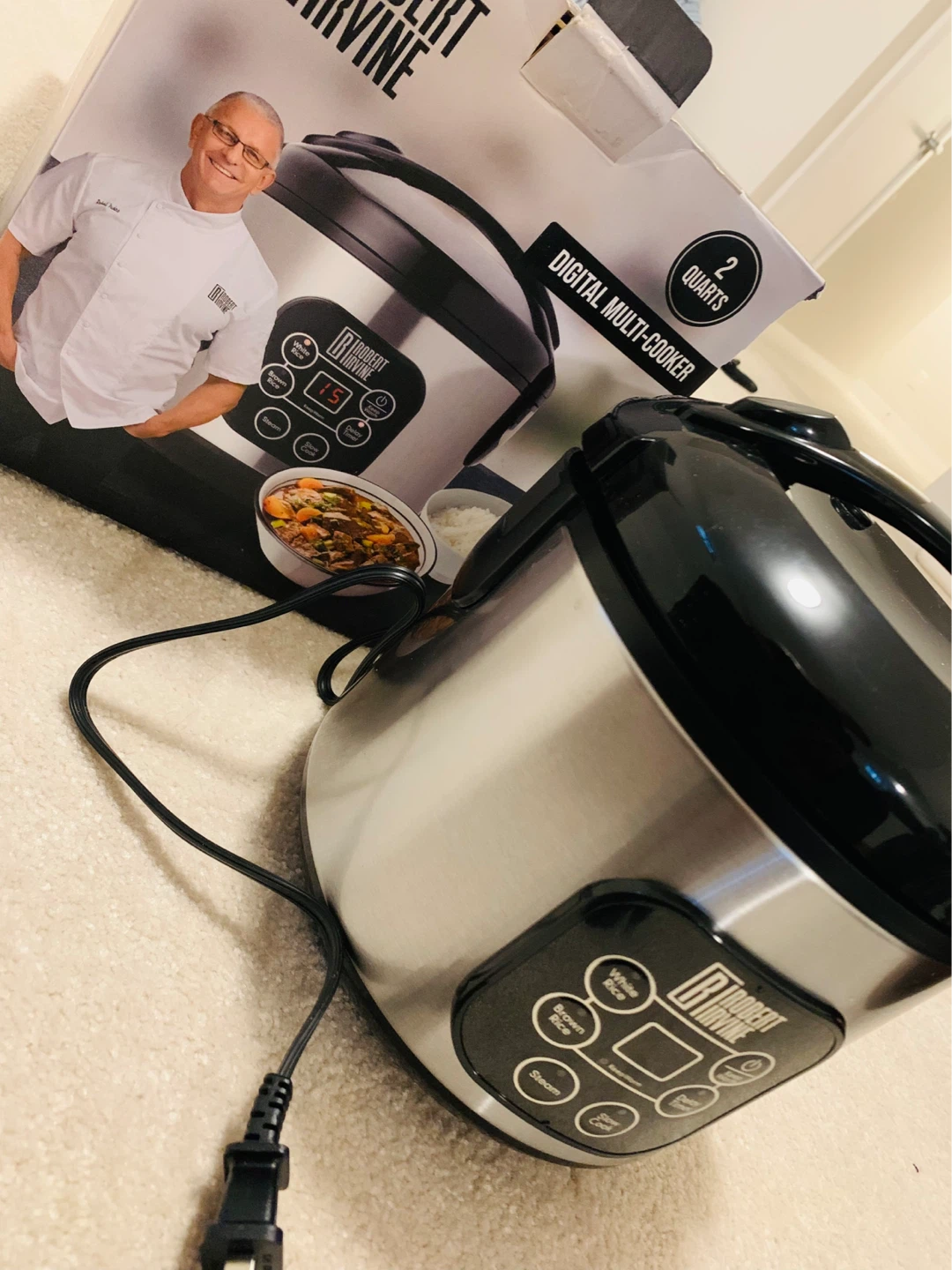 Robert Irvine Digital Multi-Cooker 2 Quarts