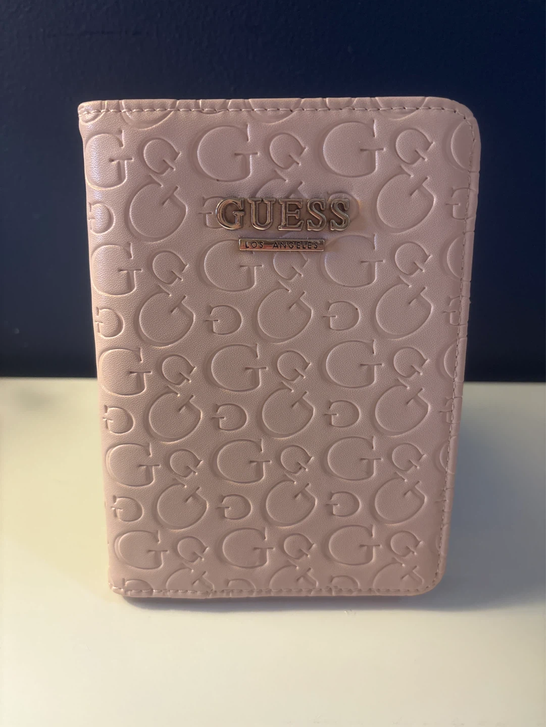 Guess Pink Embossed Logo Wallet